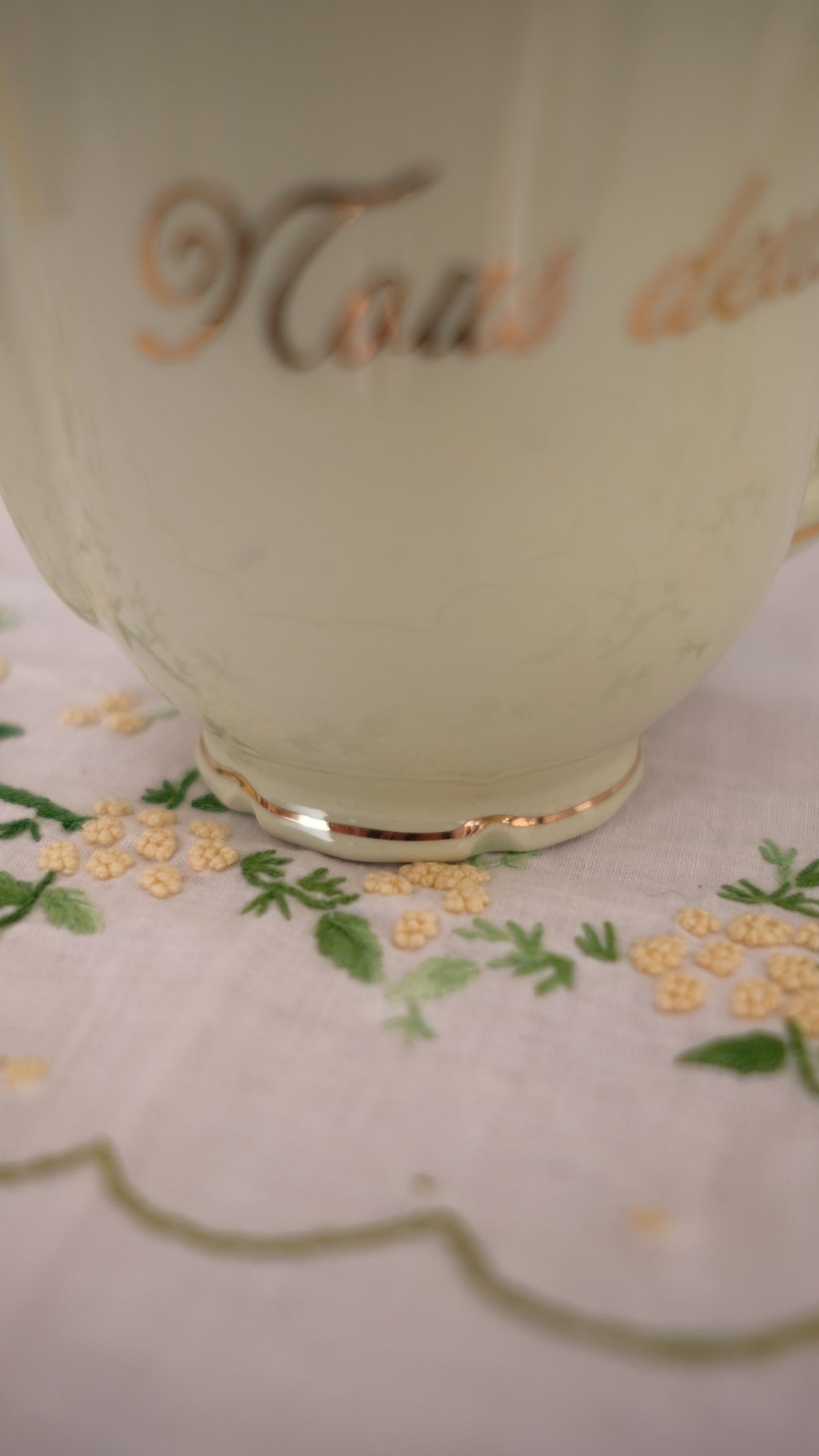 Pot à lait/pichet nous deux vintage Céranor