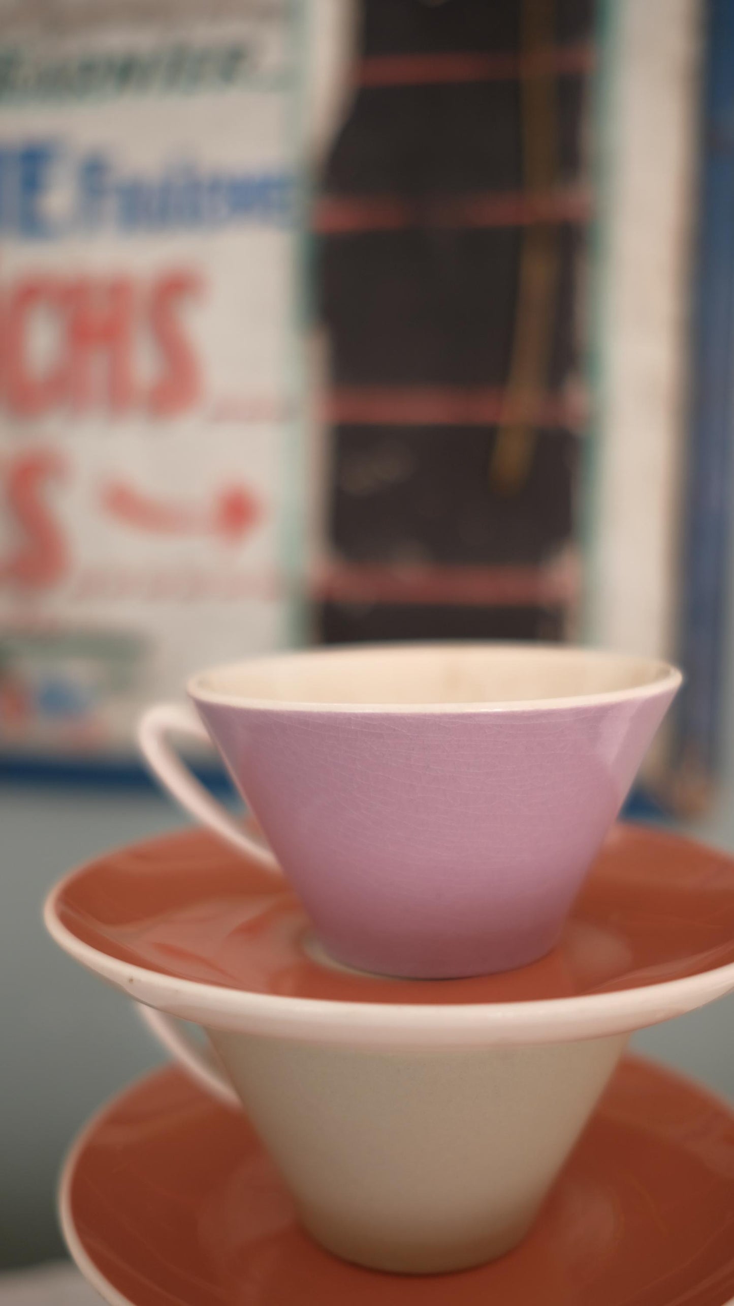 Lot de 5 tasses à espresso+coupelles  vintageVilleroy&Boch