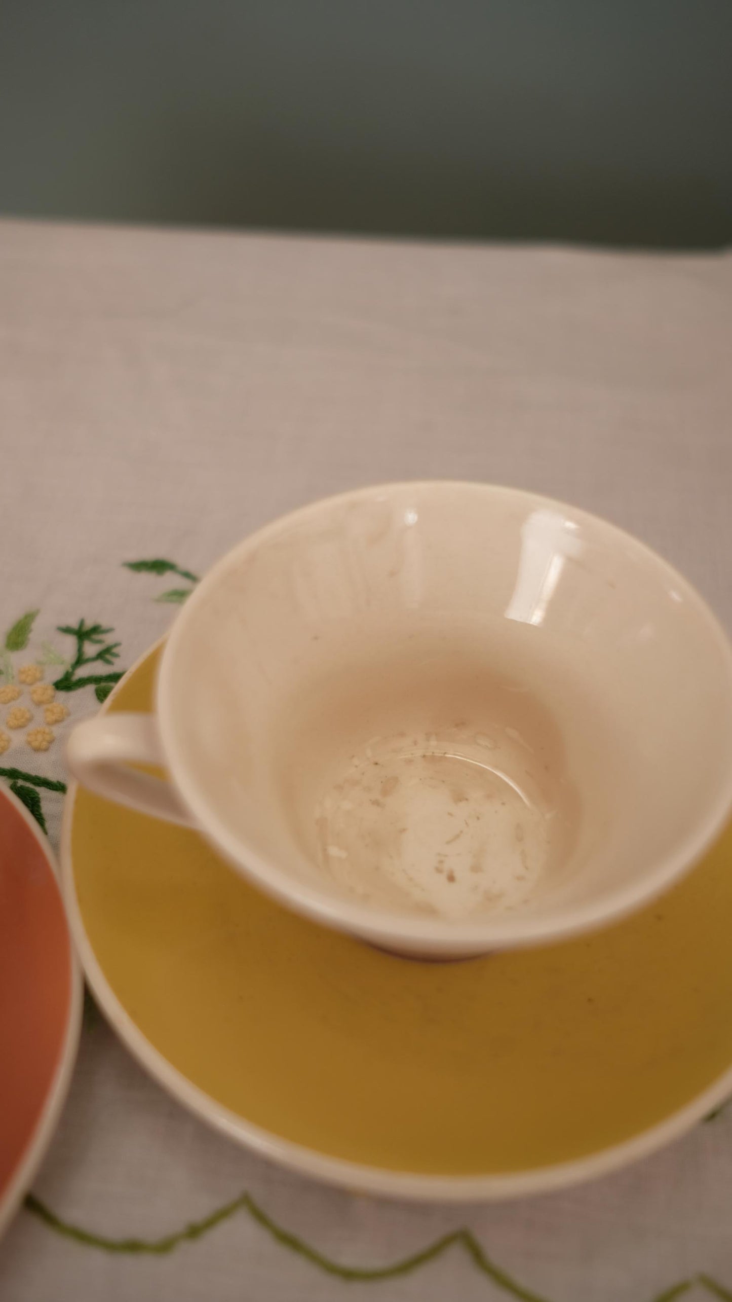 Lot de 5 tasses à espresso+coupelles  vintageVilleroy&Boch