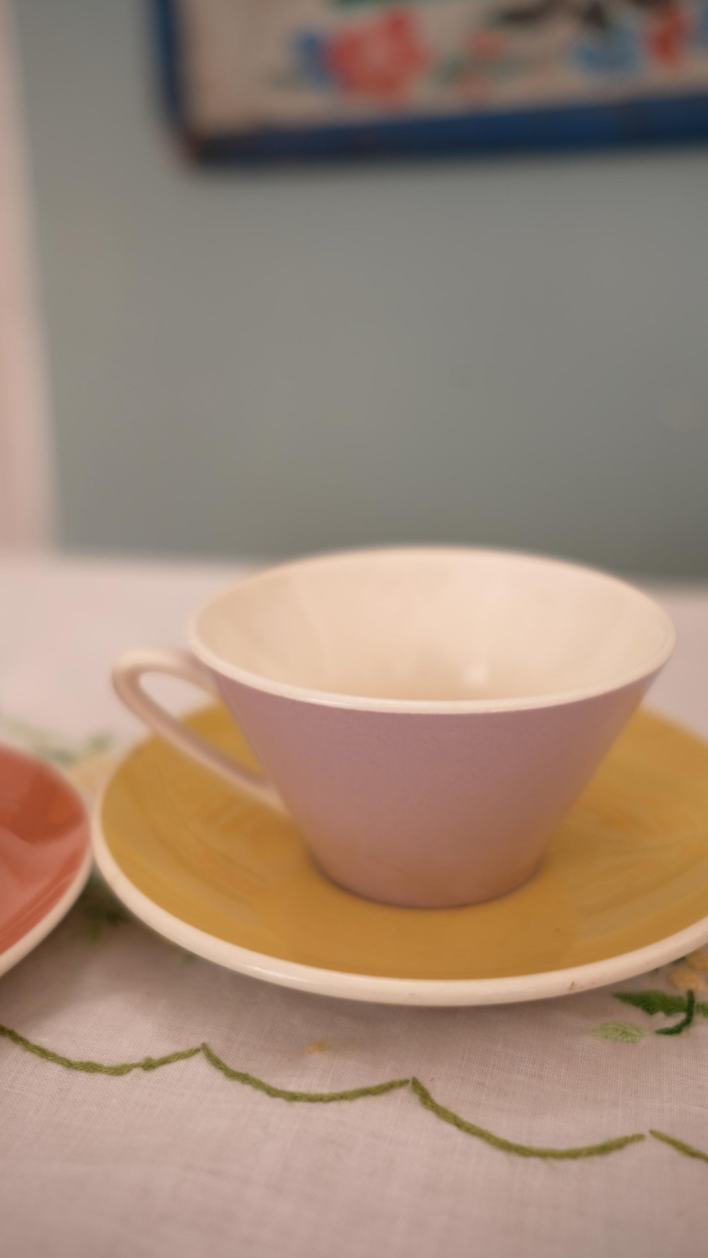Lot de 5 tasses à espresso+coupelles  vintageVilleroy&Boch