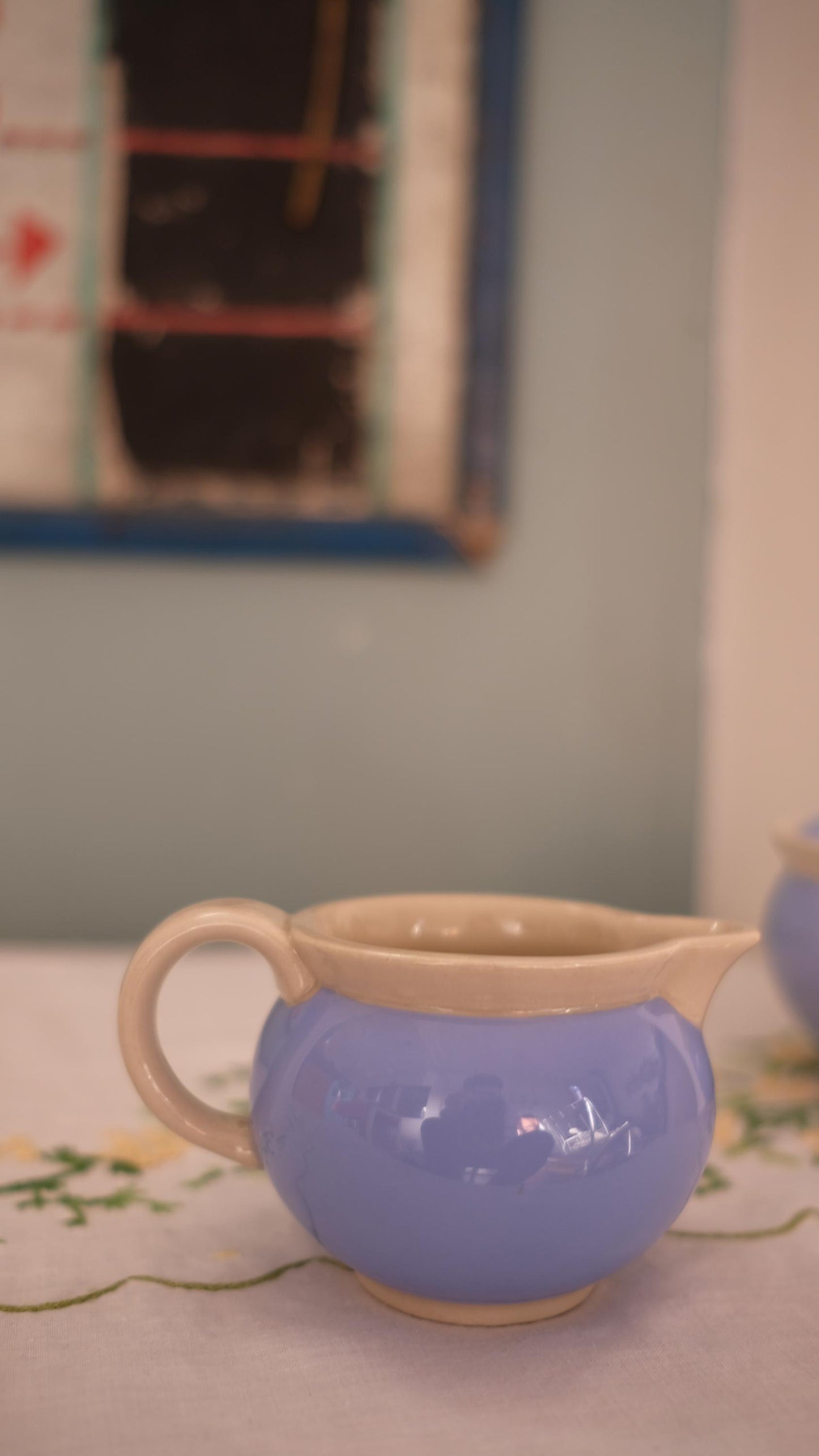 Ensemble sucrier+pot à lait Villeroy & Boch vintage modèle Bayern