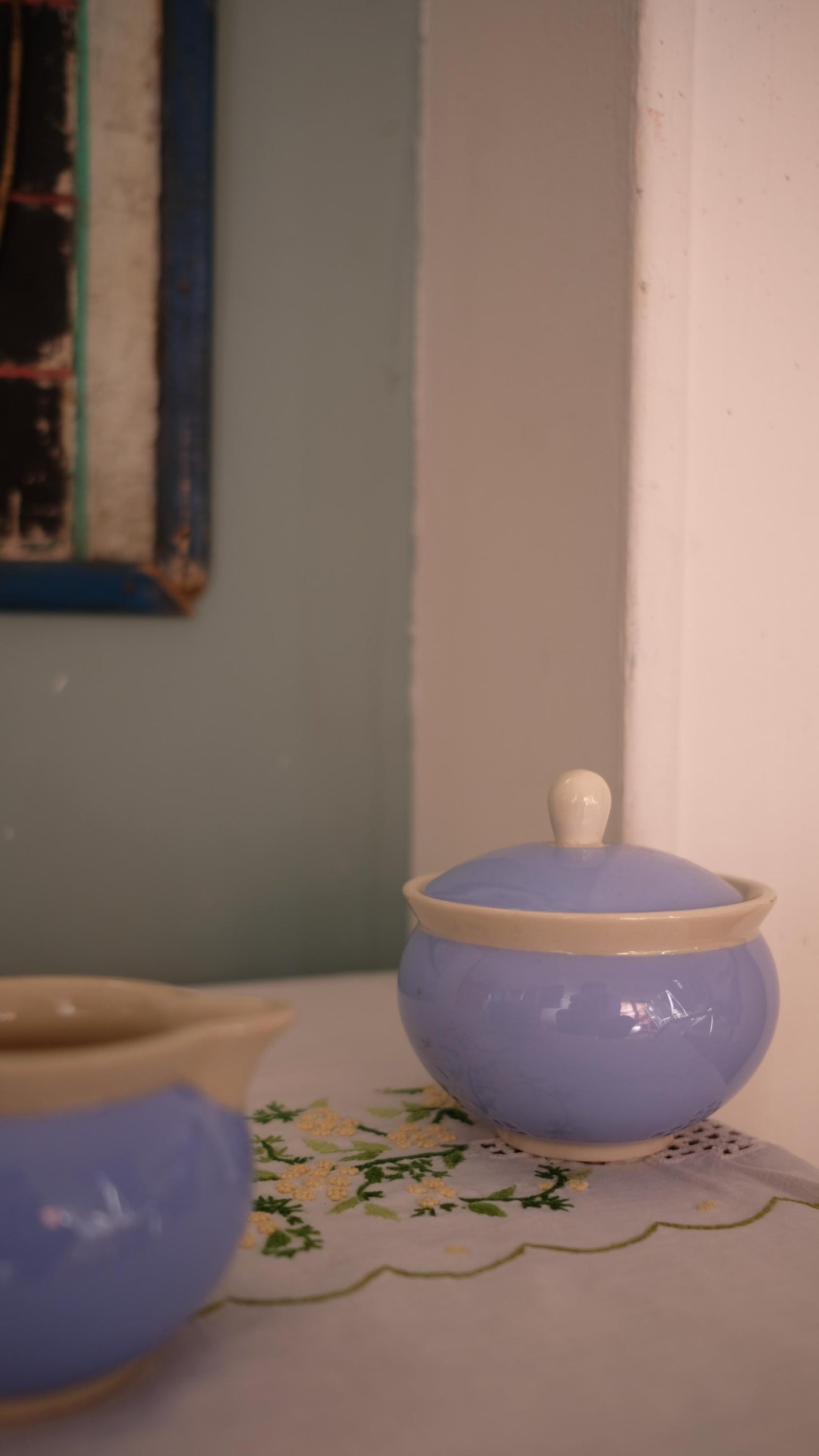 Ensemble sucrier+pot à lait Villeroy & Boch vintage modèle Bayern