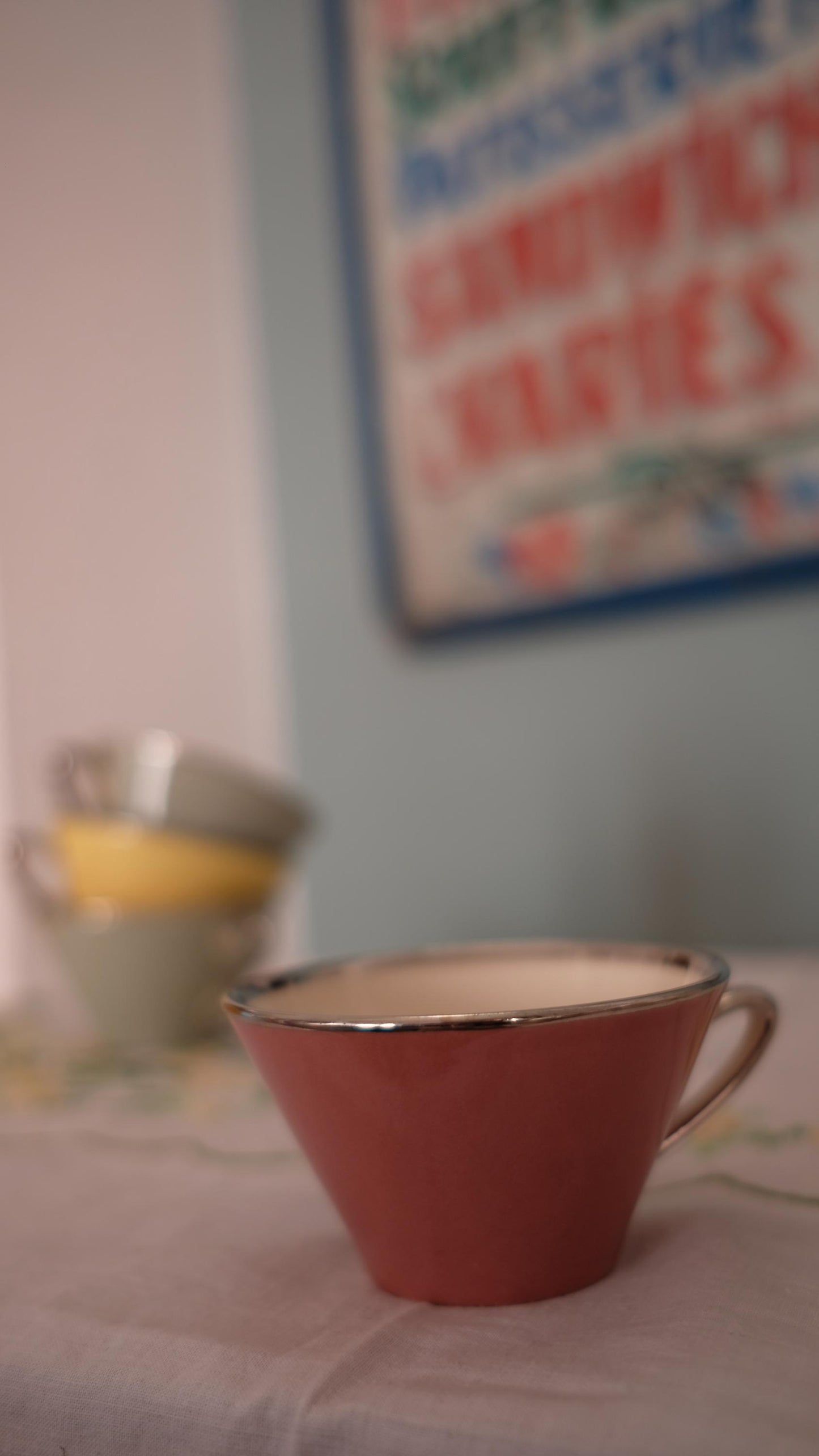 Lot de quatre tasses à expresso Villeroy & Boch vintage