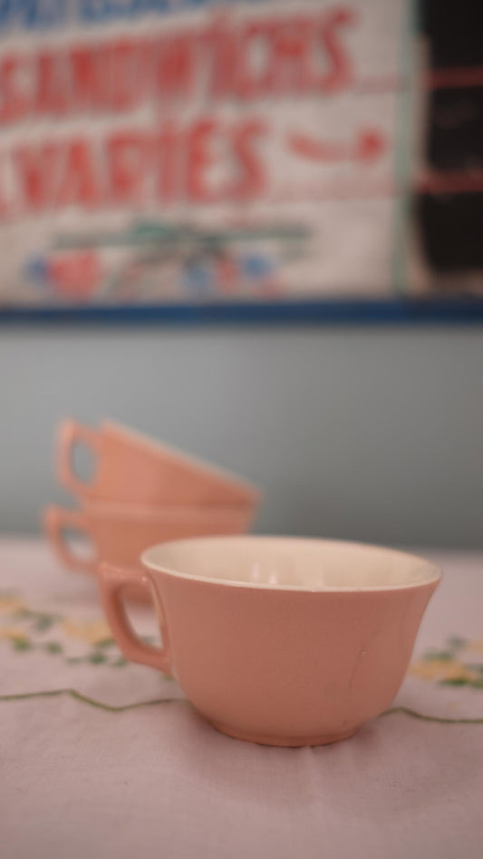 Lot de trois tasses à expresso Villeroy&Boch vintage