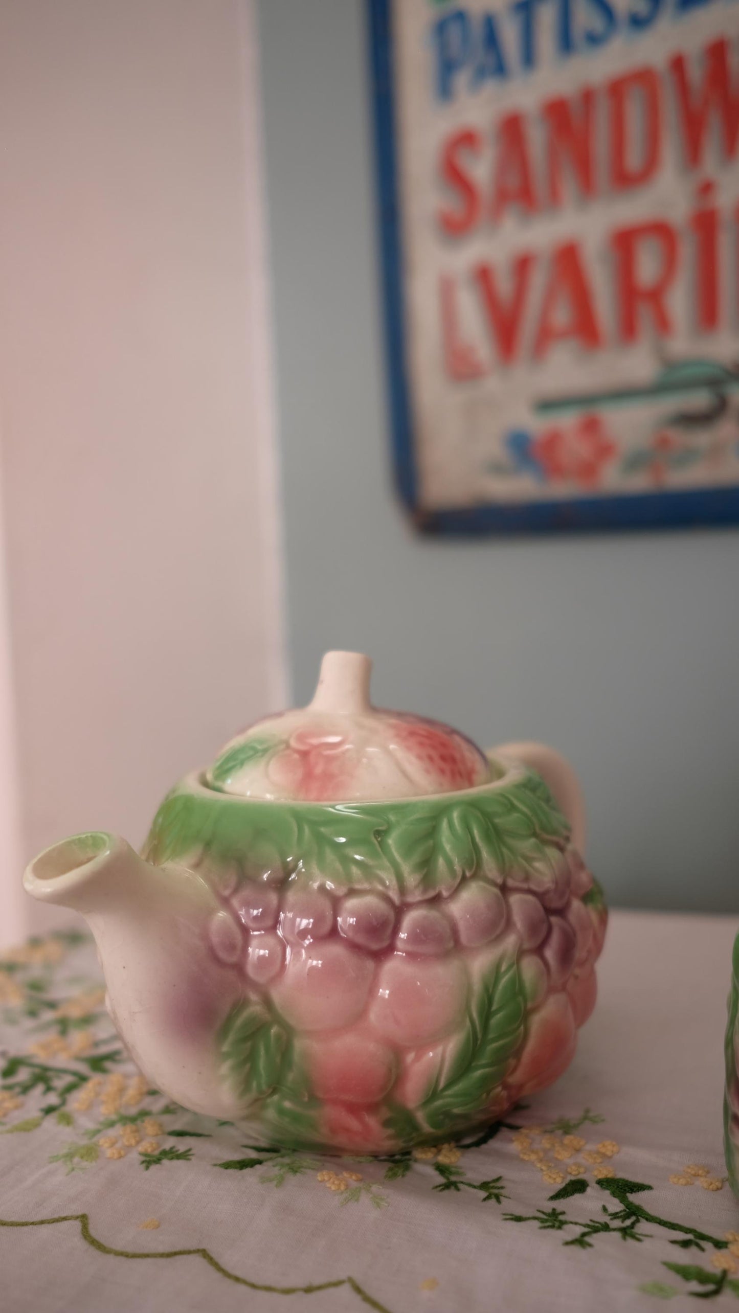 Service à thé/café en barbotine