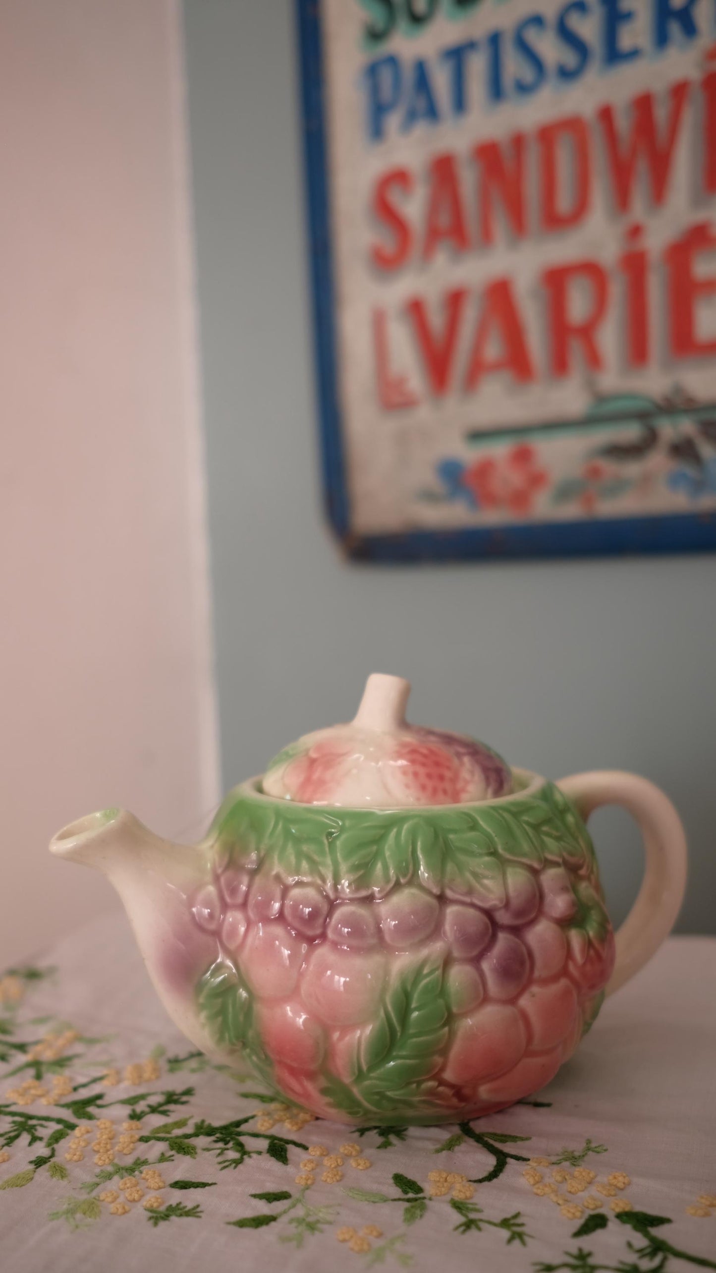 Service à thé/café en barbotine