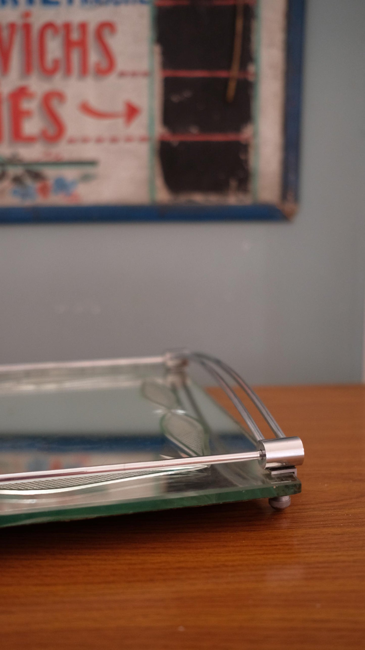 Plateau miroir vintage années 30