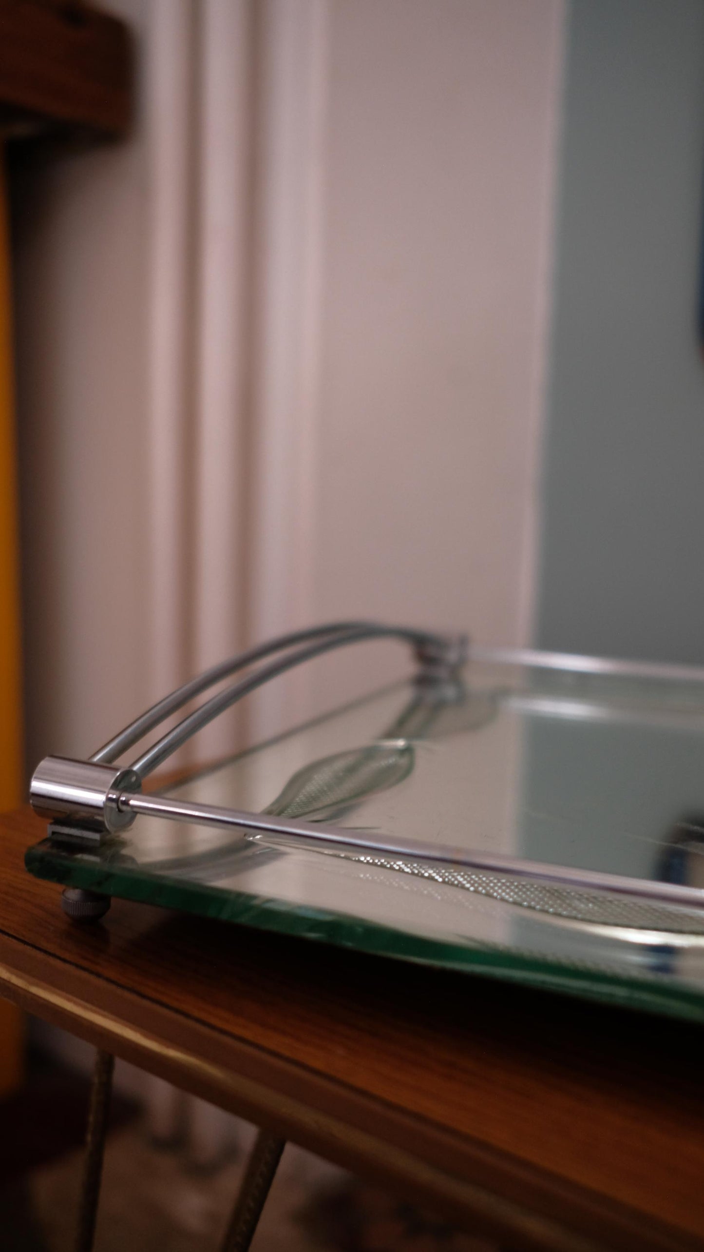 Plateau miroir vintage années 30