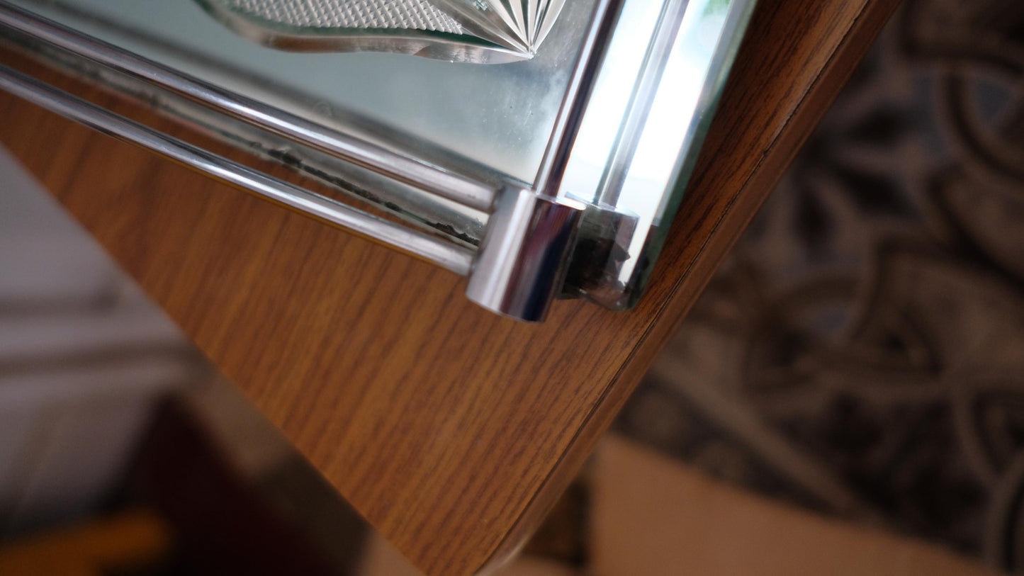 Plateau miroir vintage années 30