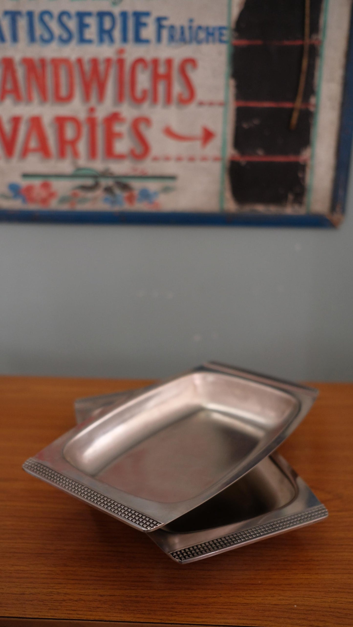 Lot de deux raviers Rostfrei vintage en inox