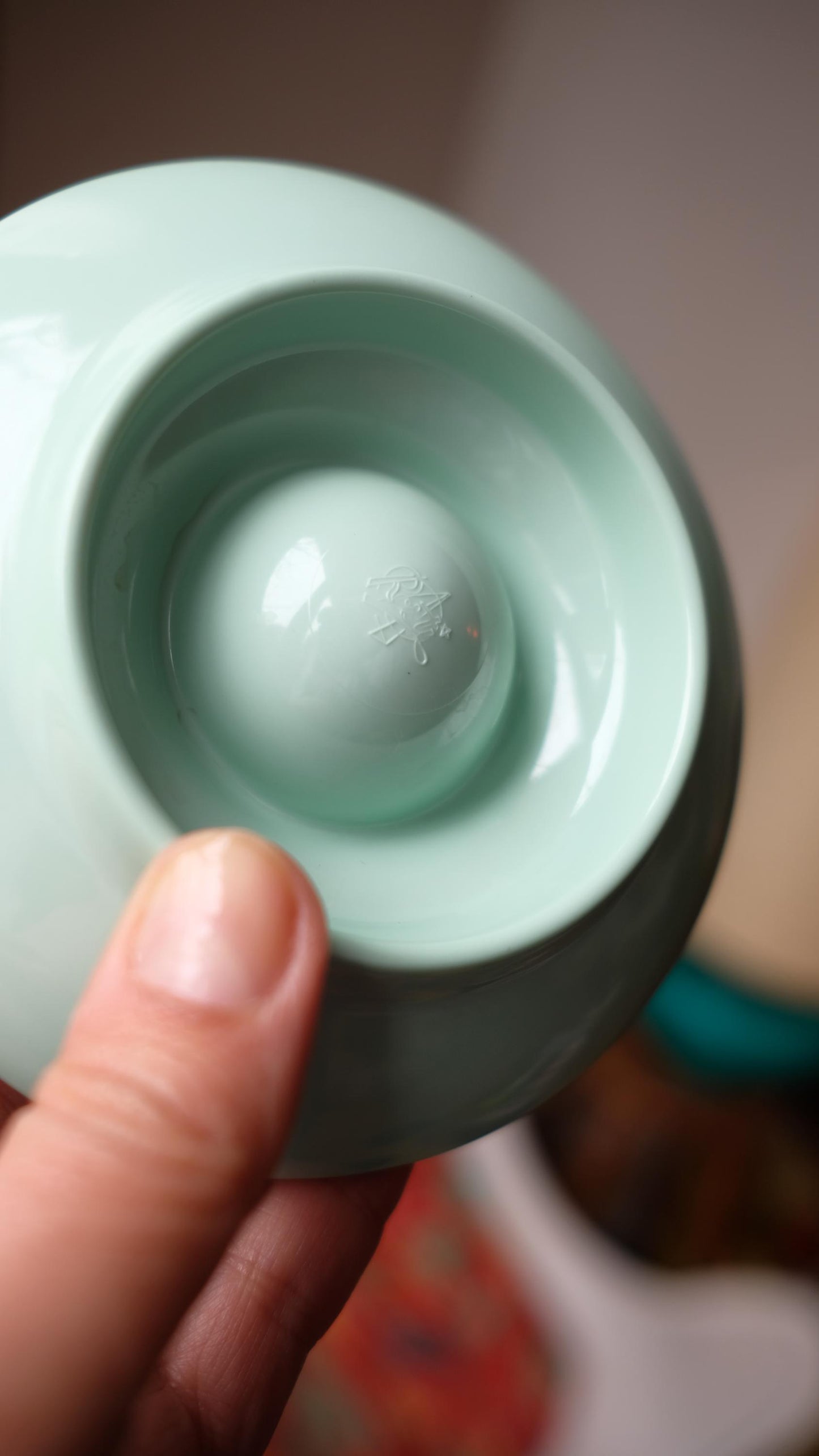 Lot de deux coquetiers vintage en mélaminé