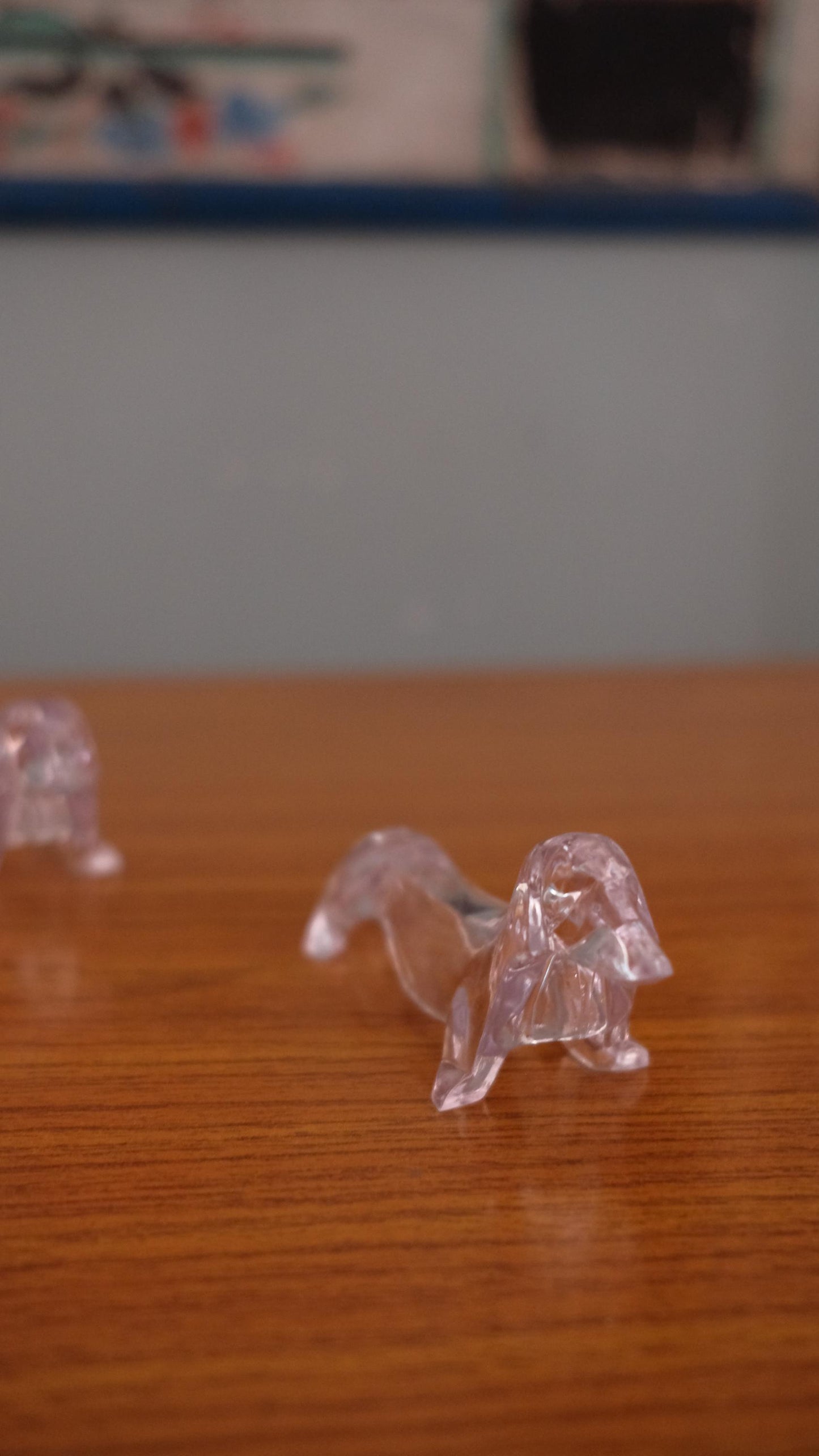 Teckels porte couteaux vintage en plexiglas