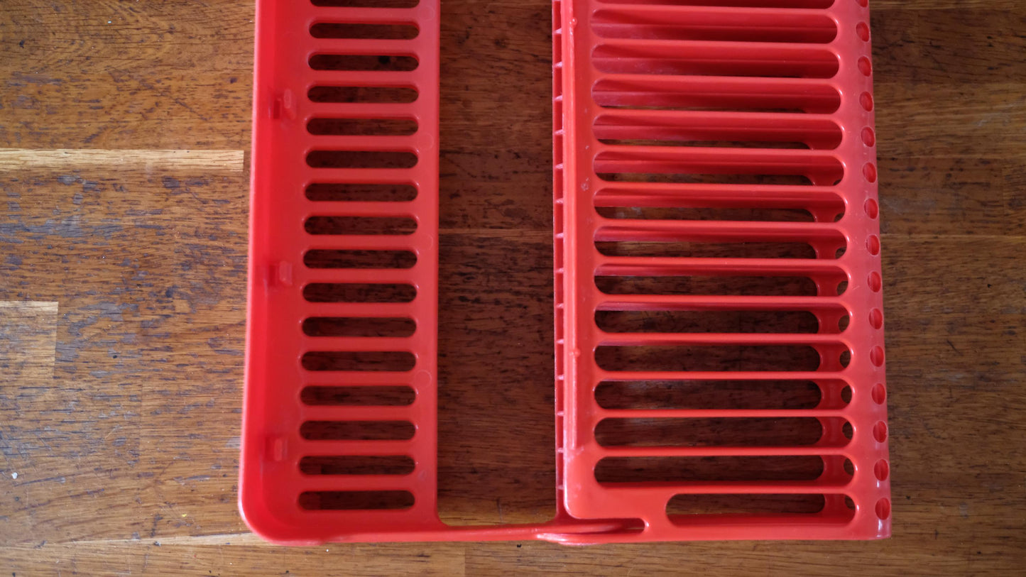 Egouttoir vintage en plastique années 70