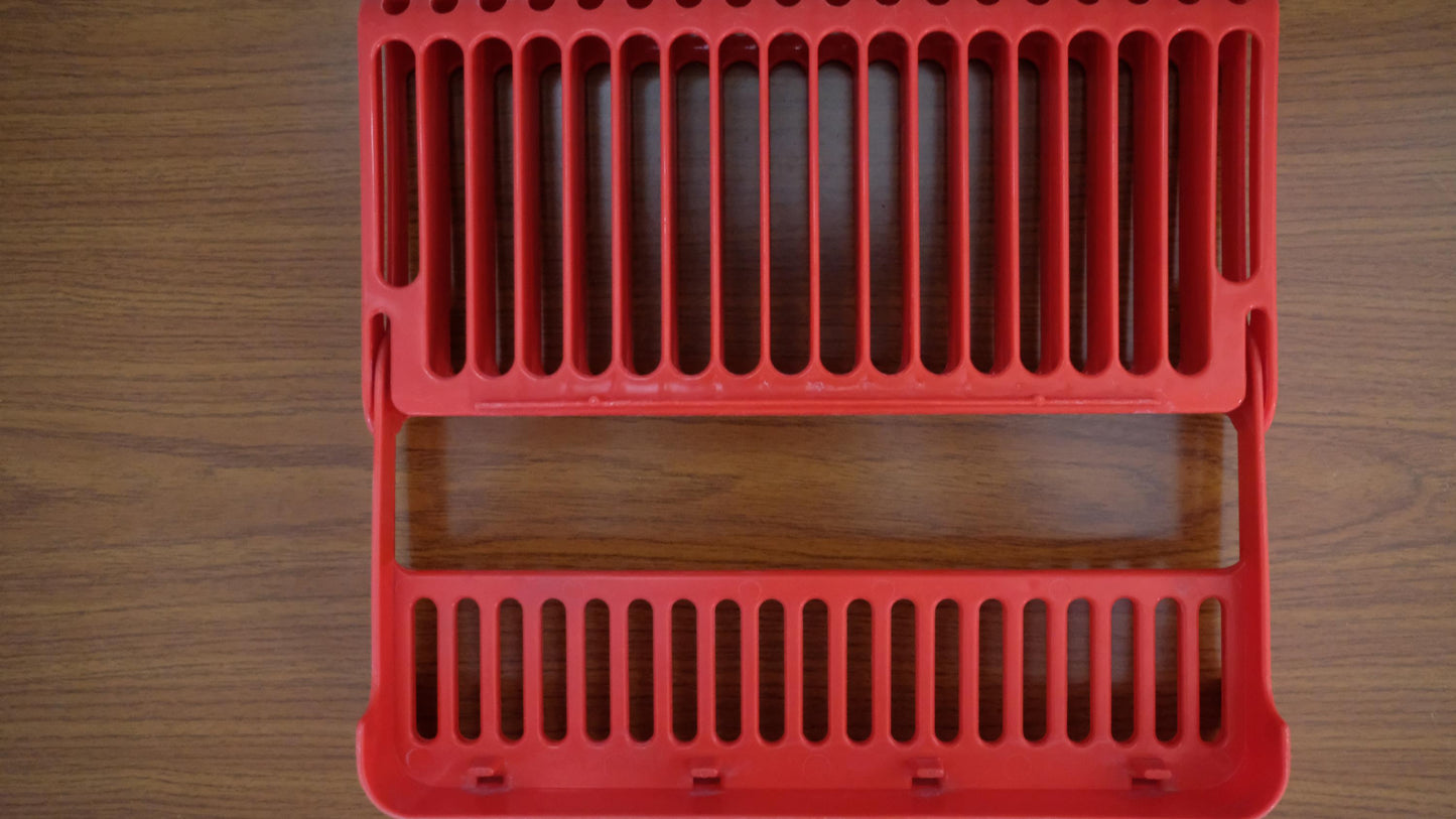 Egouttoir vintage en plastique années 70