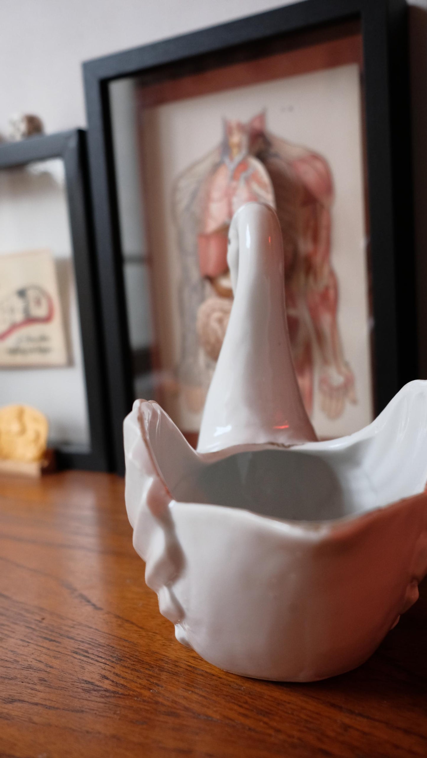 Cache pot cygne vintage