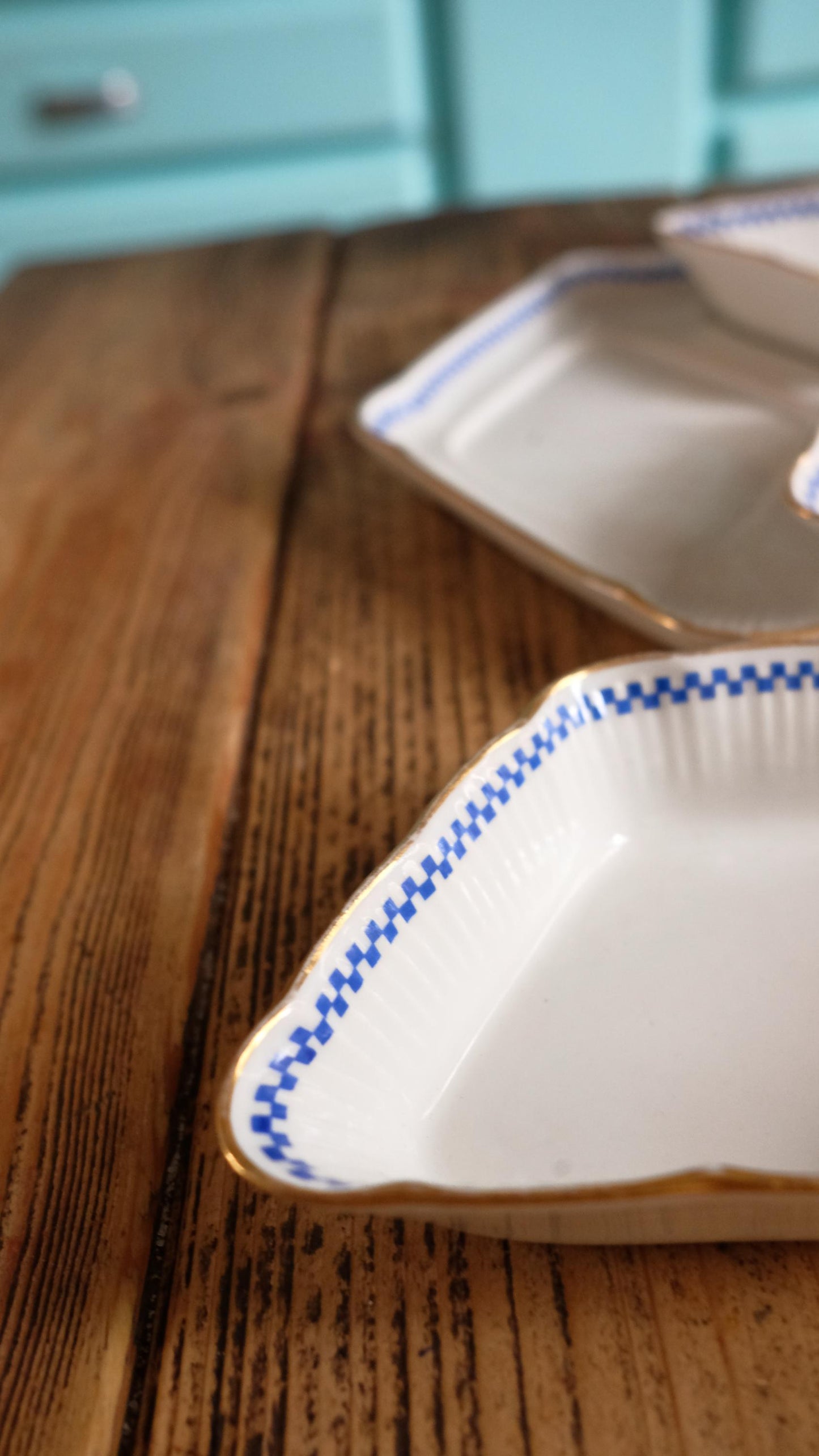 Serviteur apéritifs Hémun vintage en porcelaine