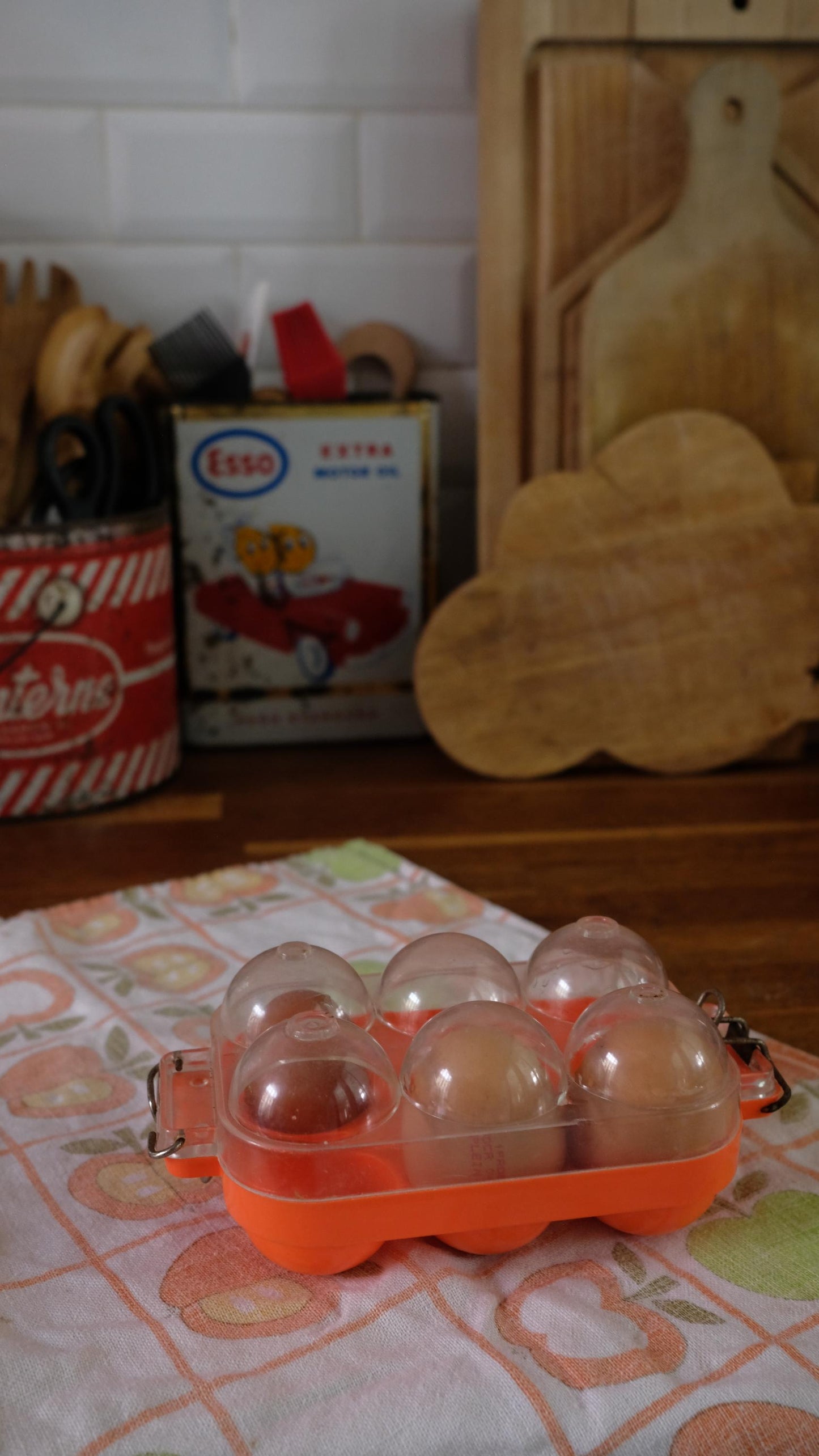 Boîte à œufs vintage