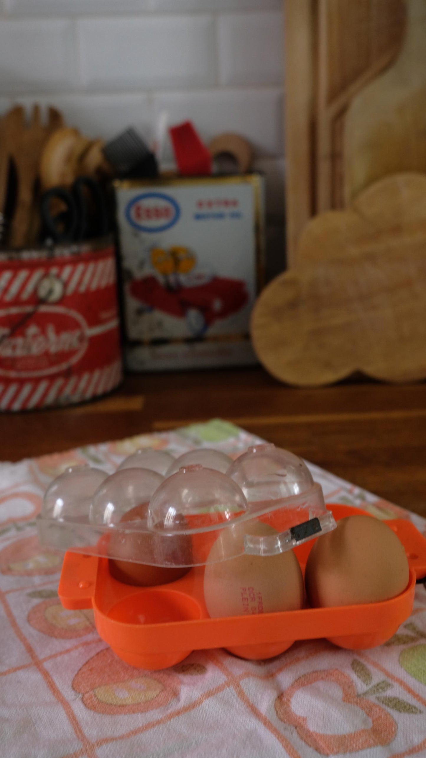 Boîte à œufs vintage