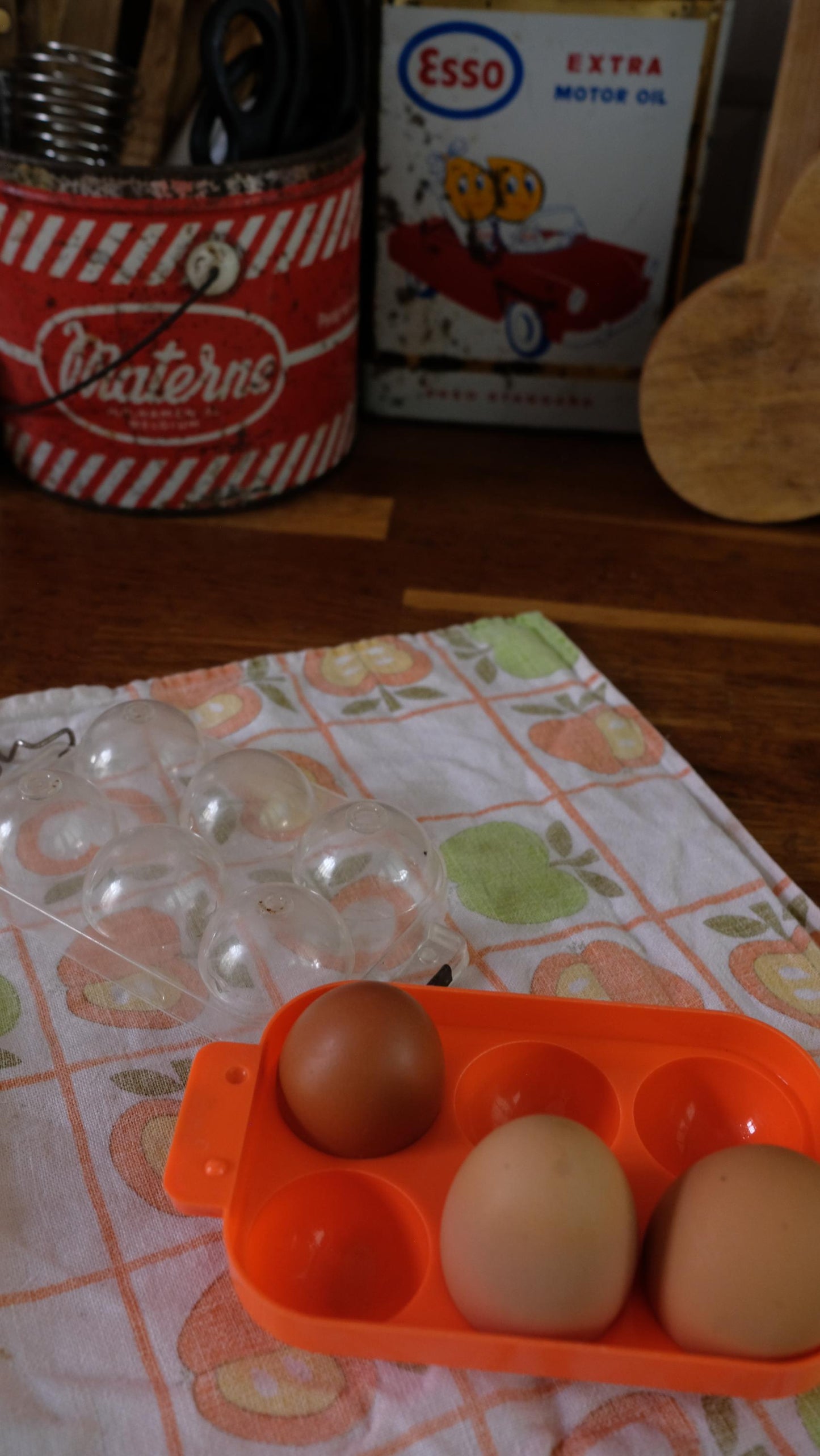 Boîte à œufs vintage