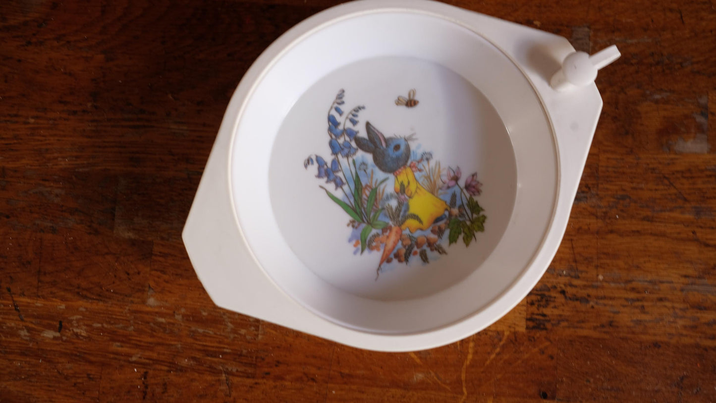 Assiette pour bébé vintage babyrelax made in France