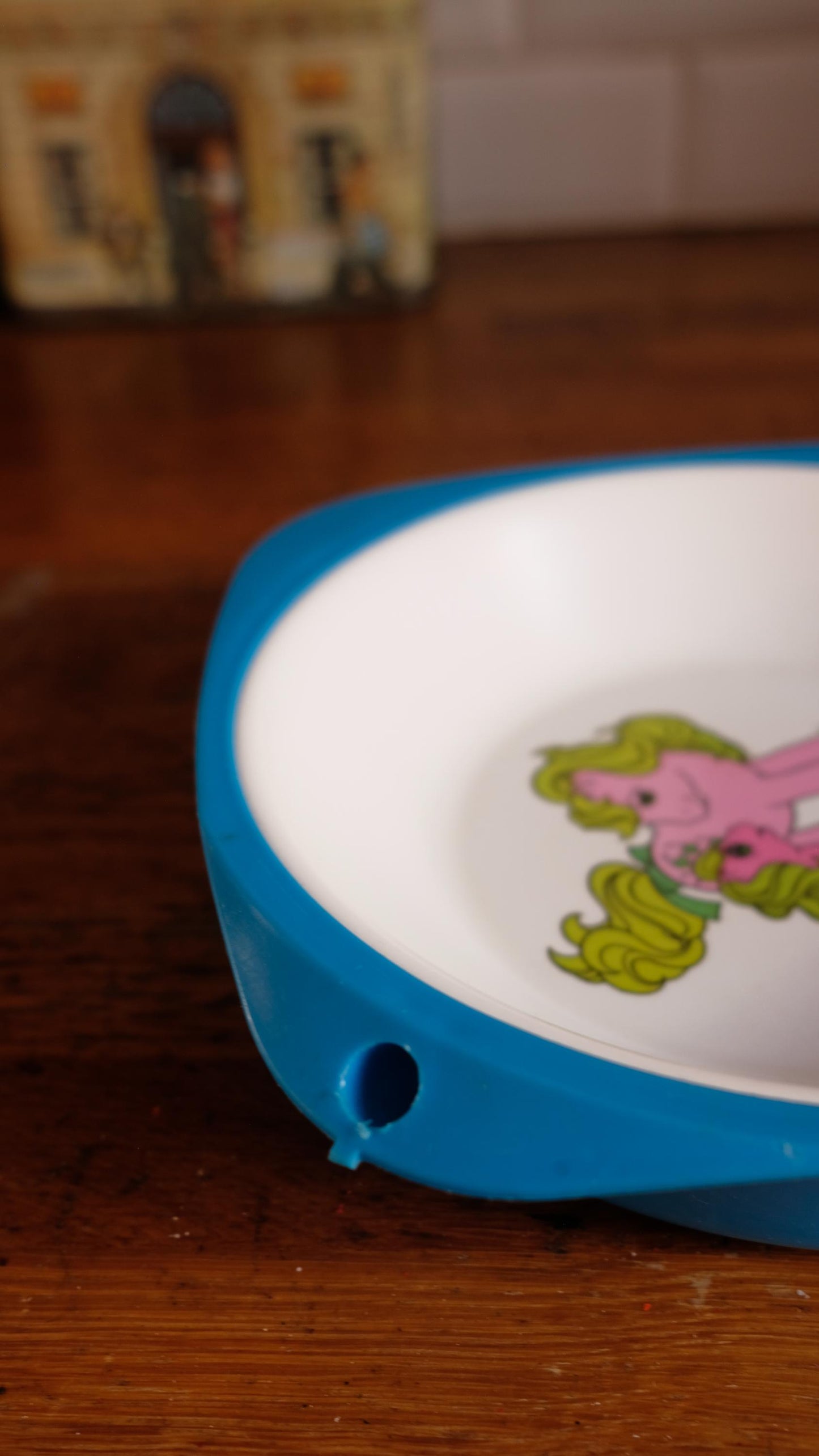 Assiette à soupe petit poney vintage