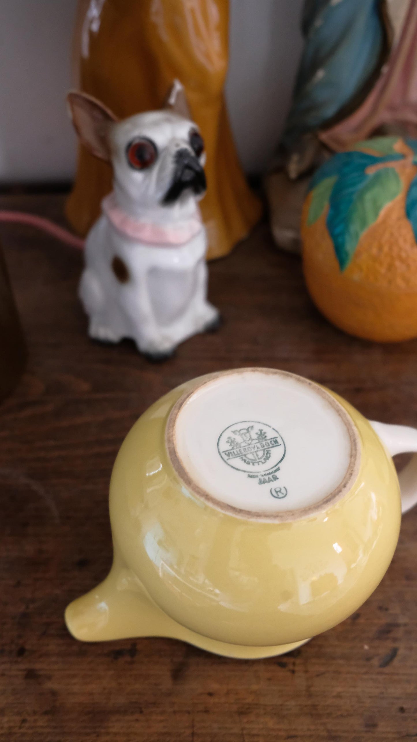 Pot à lait Villeroy&Boch vintage jaune