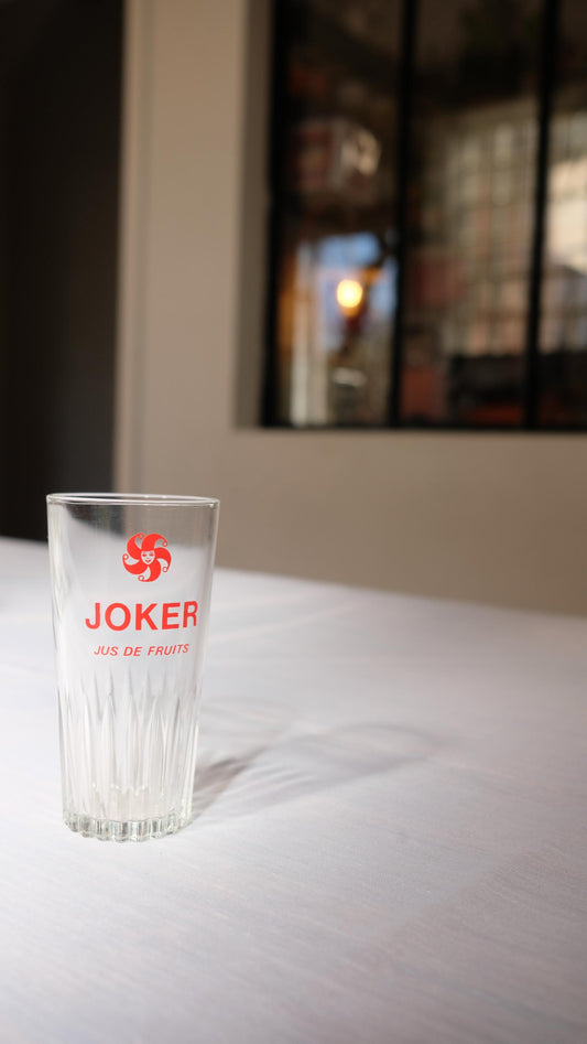 Lot de verres publicitaires Joker