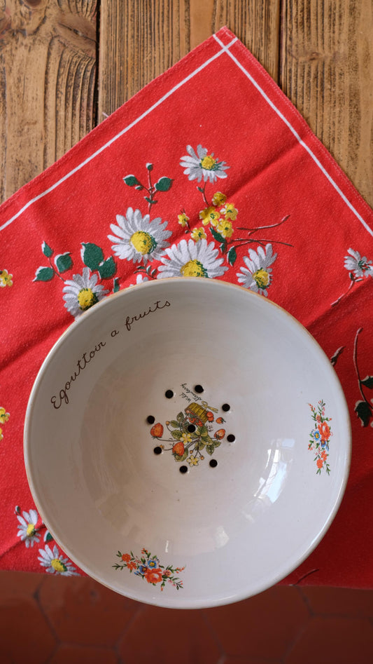 Egouttoir à fruits en céramique