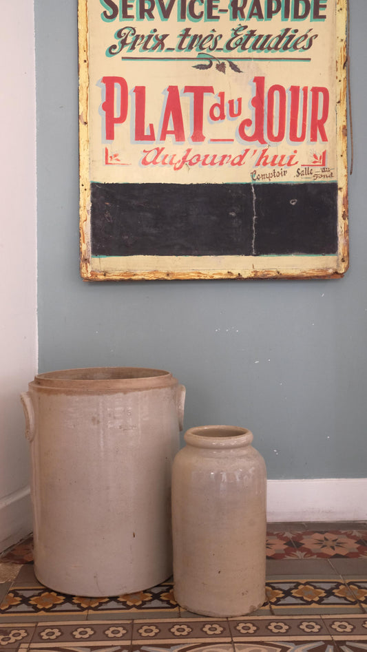 Pot en grès vernissé vintage