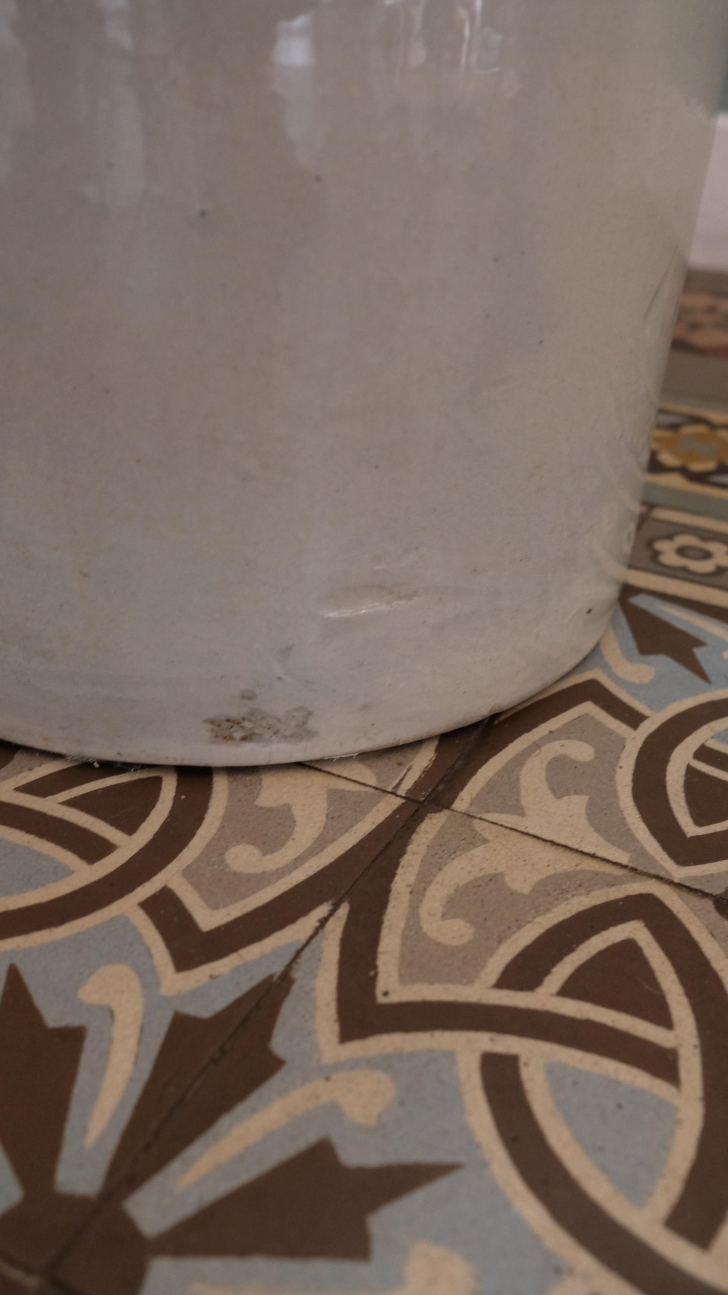 Grande jarre ancienne en grès vernissé estampillée duborjal Paris