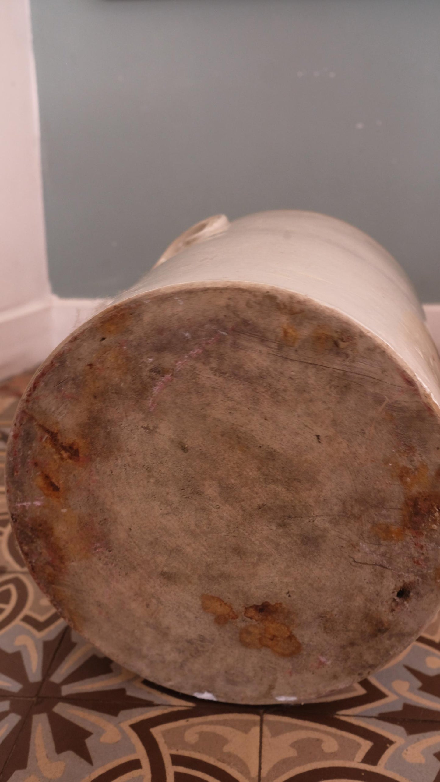 Grande jarre ancienne en grès vernissé estampillée duborjal Paris