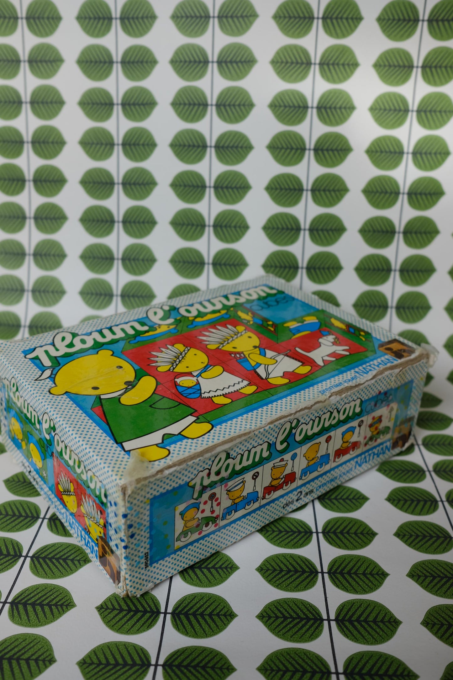 Jeu de cubes Ploum l'ourson