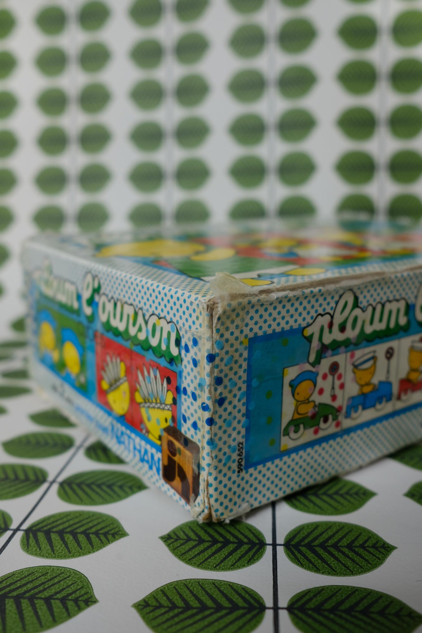 Jeu de cubes Ploum l'ourson