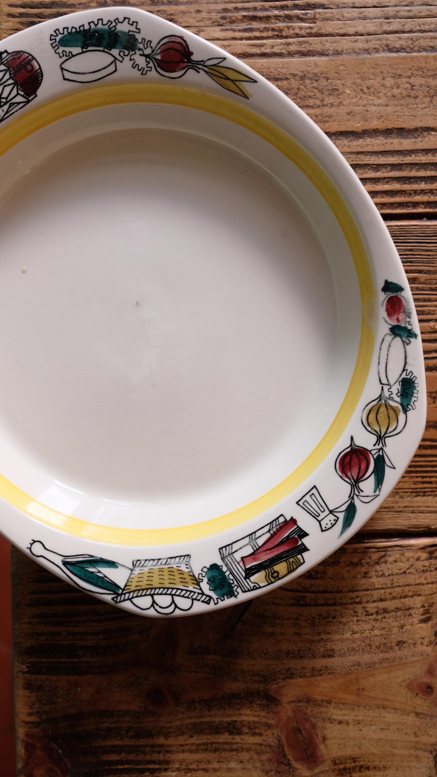 Assiette décorative Stavangerflint made in Norway, années 60