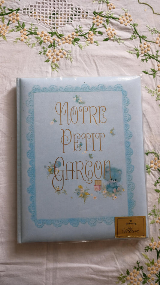 Album Hallmark vintage de la 1ère année de bébé