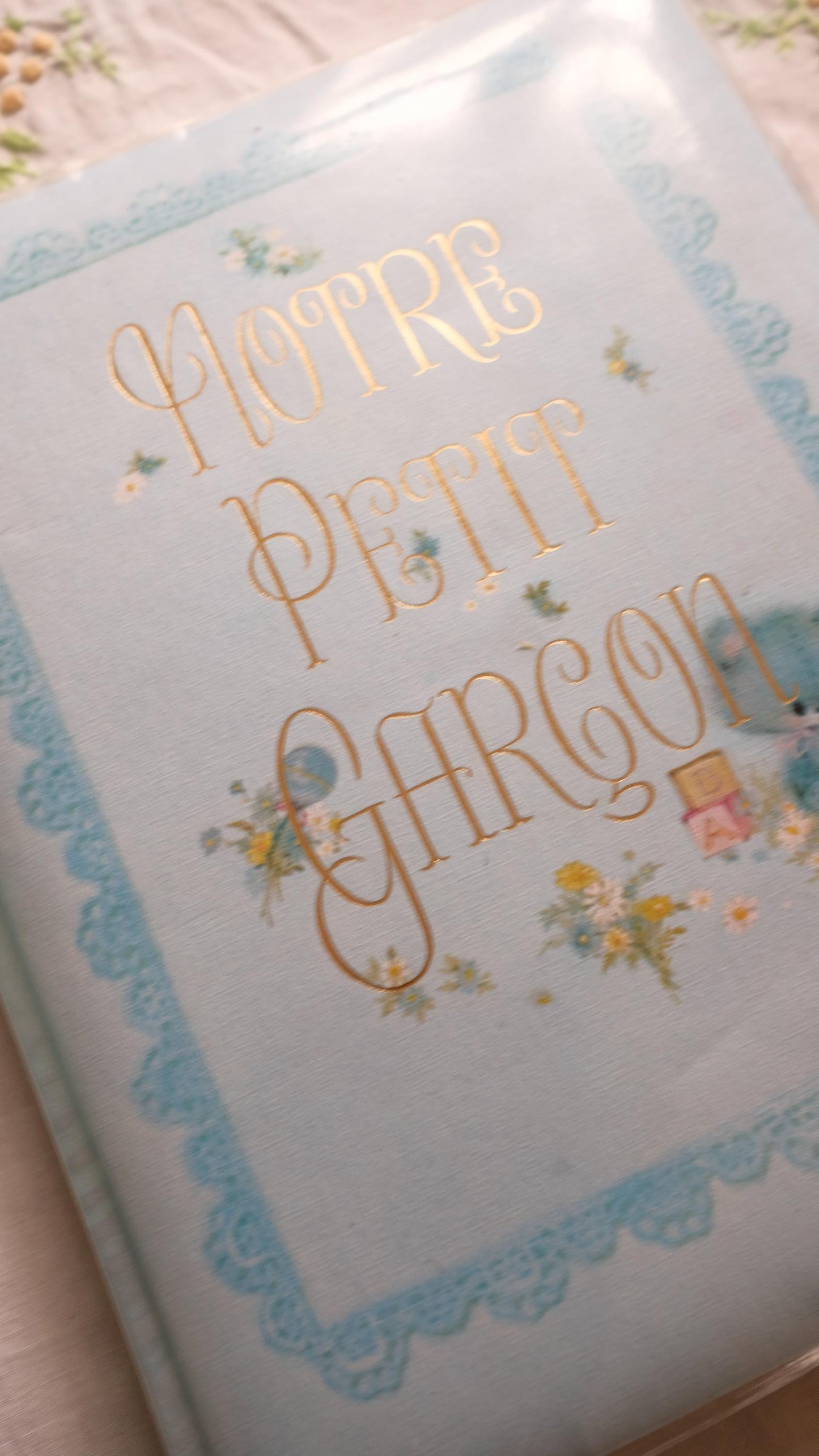 Album Hallmark vintage de la 1ère année de bébé