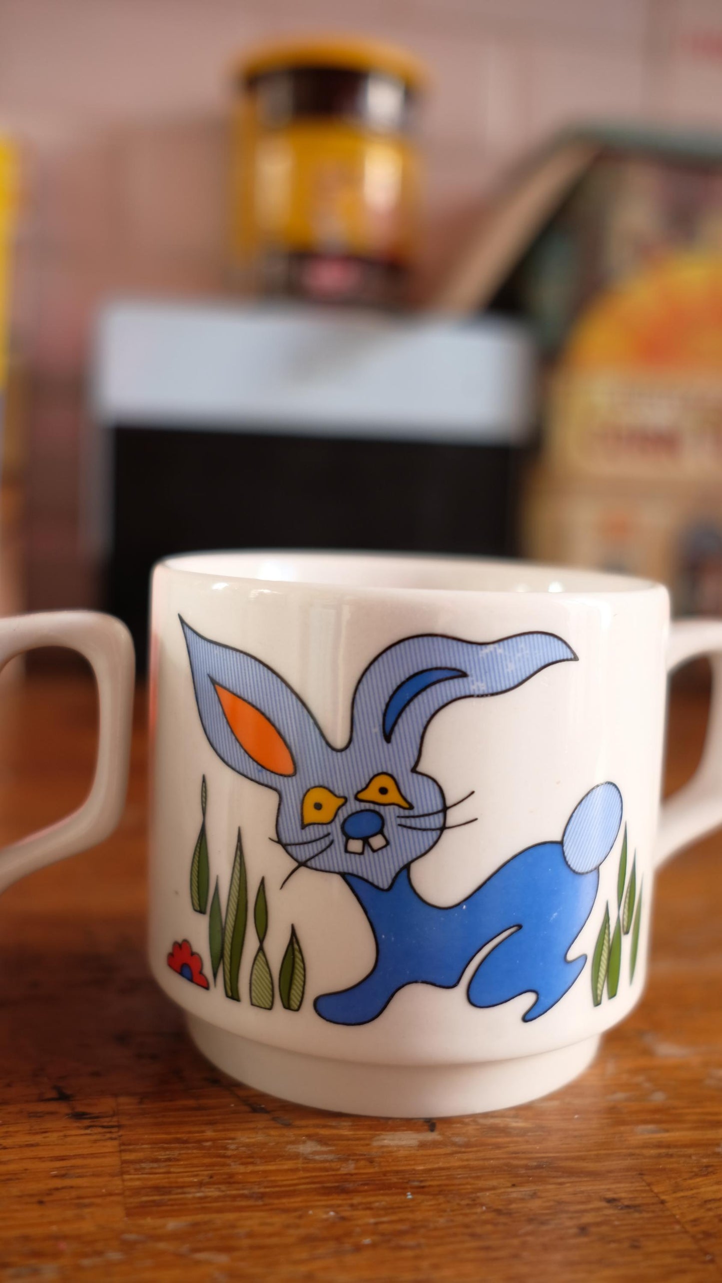 Lot de deux mugs vintage  70's toscana