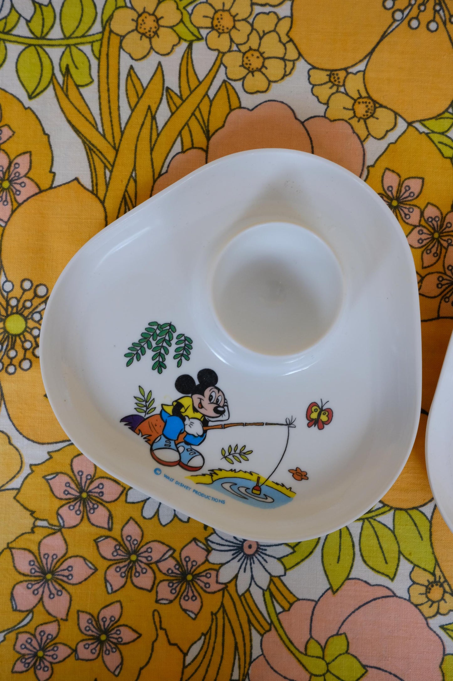 Coquetiers mickey en mélaminé plastorex