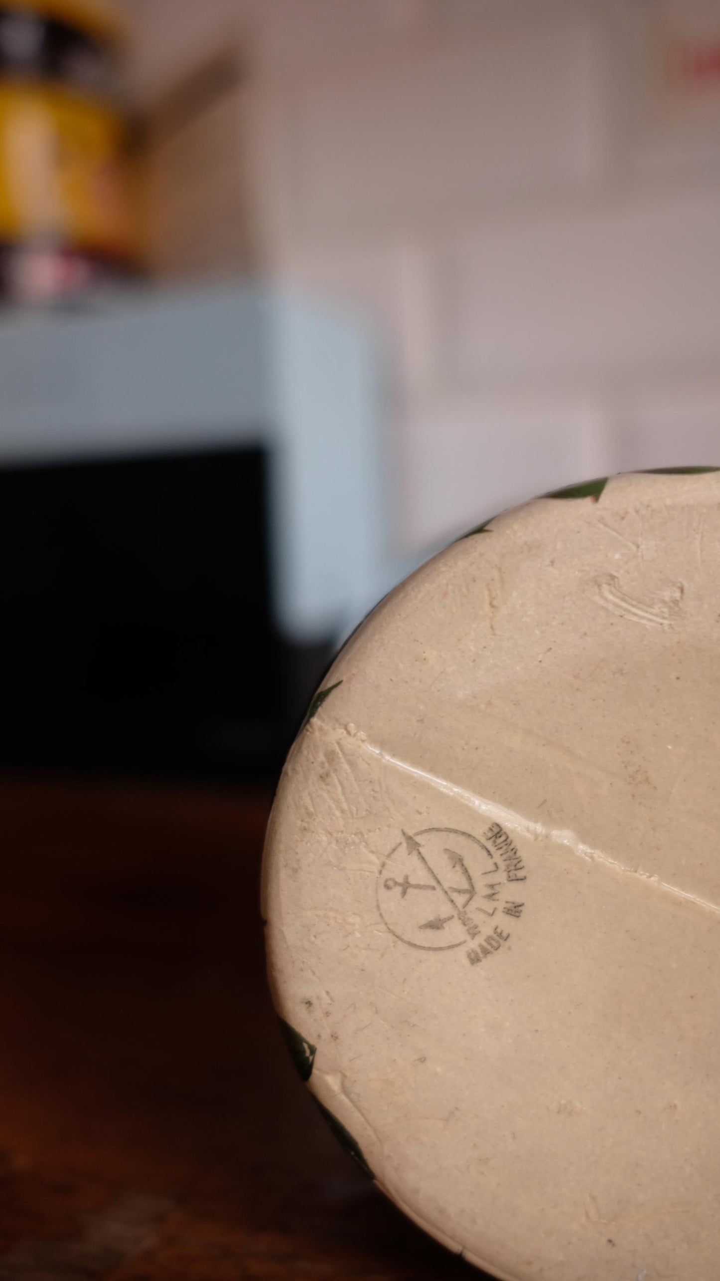 Lot de trois pot de stockage LML vintage en grès style Digoin