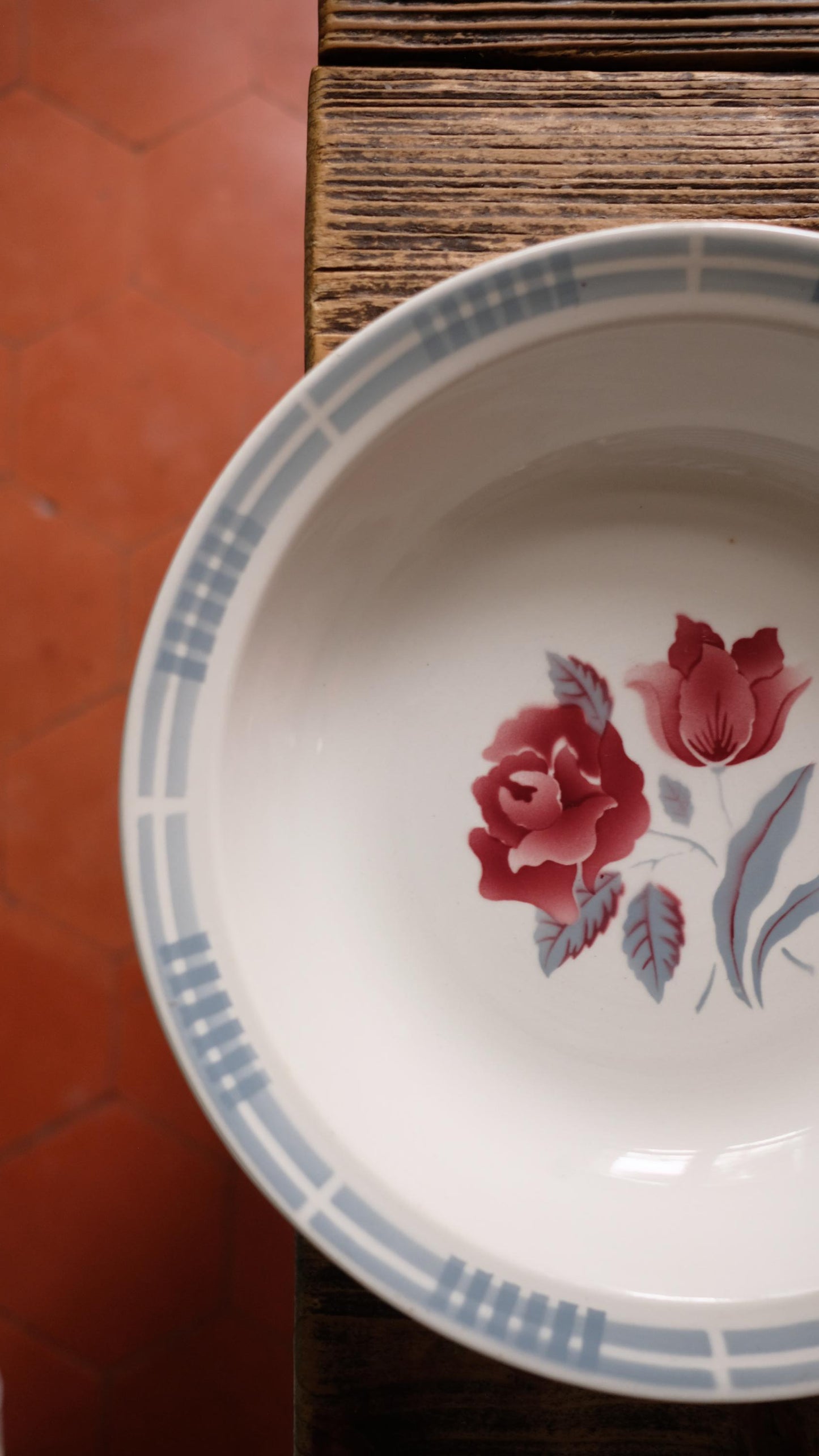 Plat creux Digoin modèle Troyes