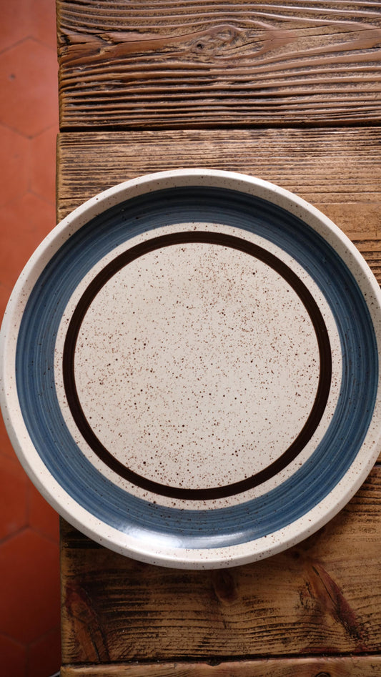 Grand plat vintage Boch Louvières