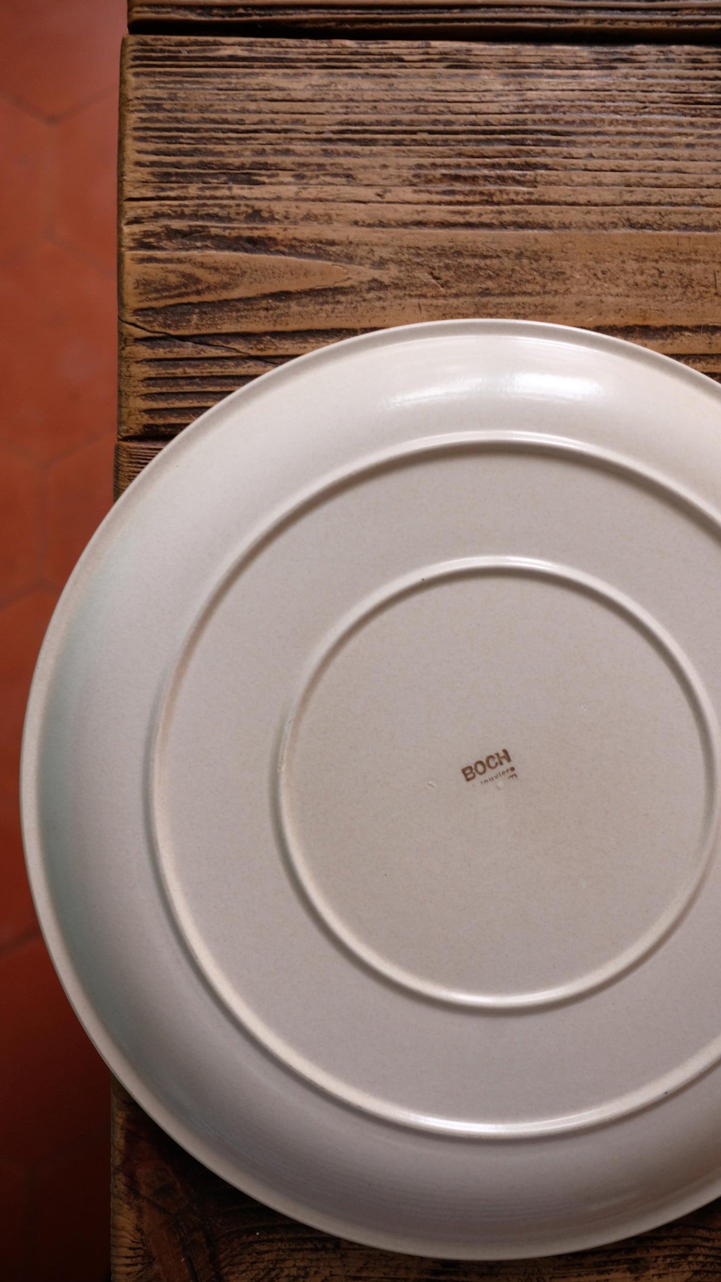 Grand plat vintage Boch Louvières