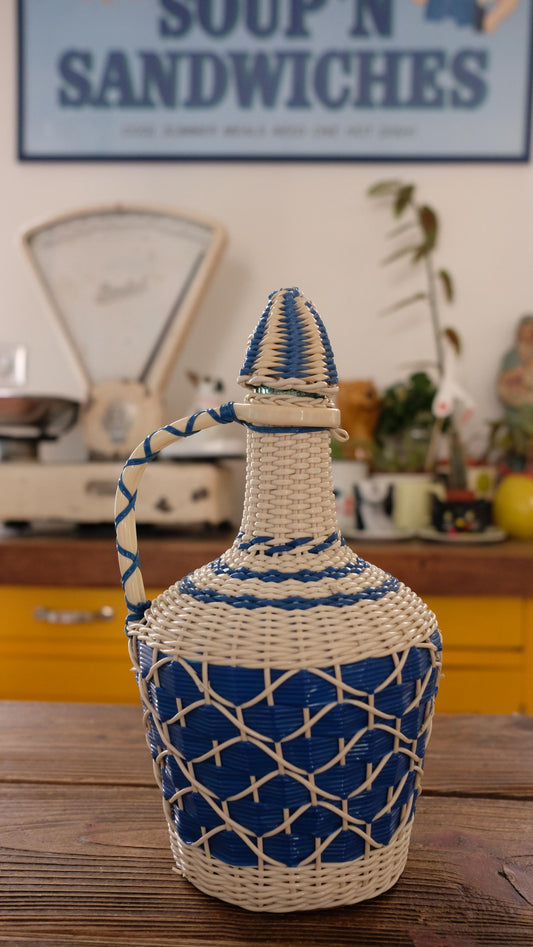 Bouteille en scoubidou