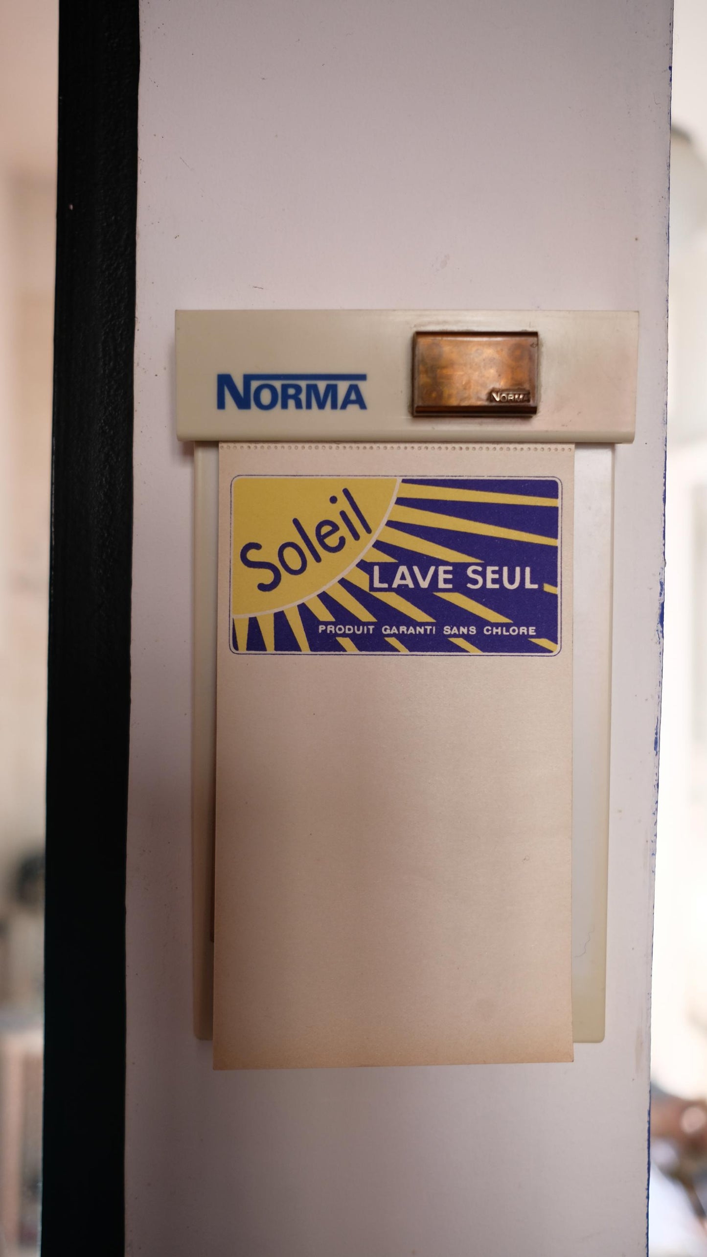 Porte calepin publicitaire vintage en plastique