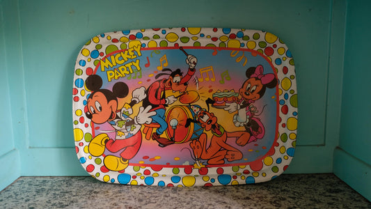 Plateau Disney années 90 en métal