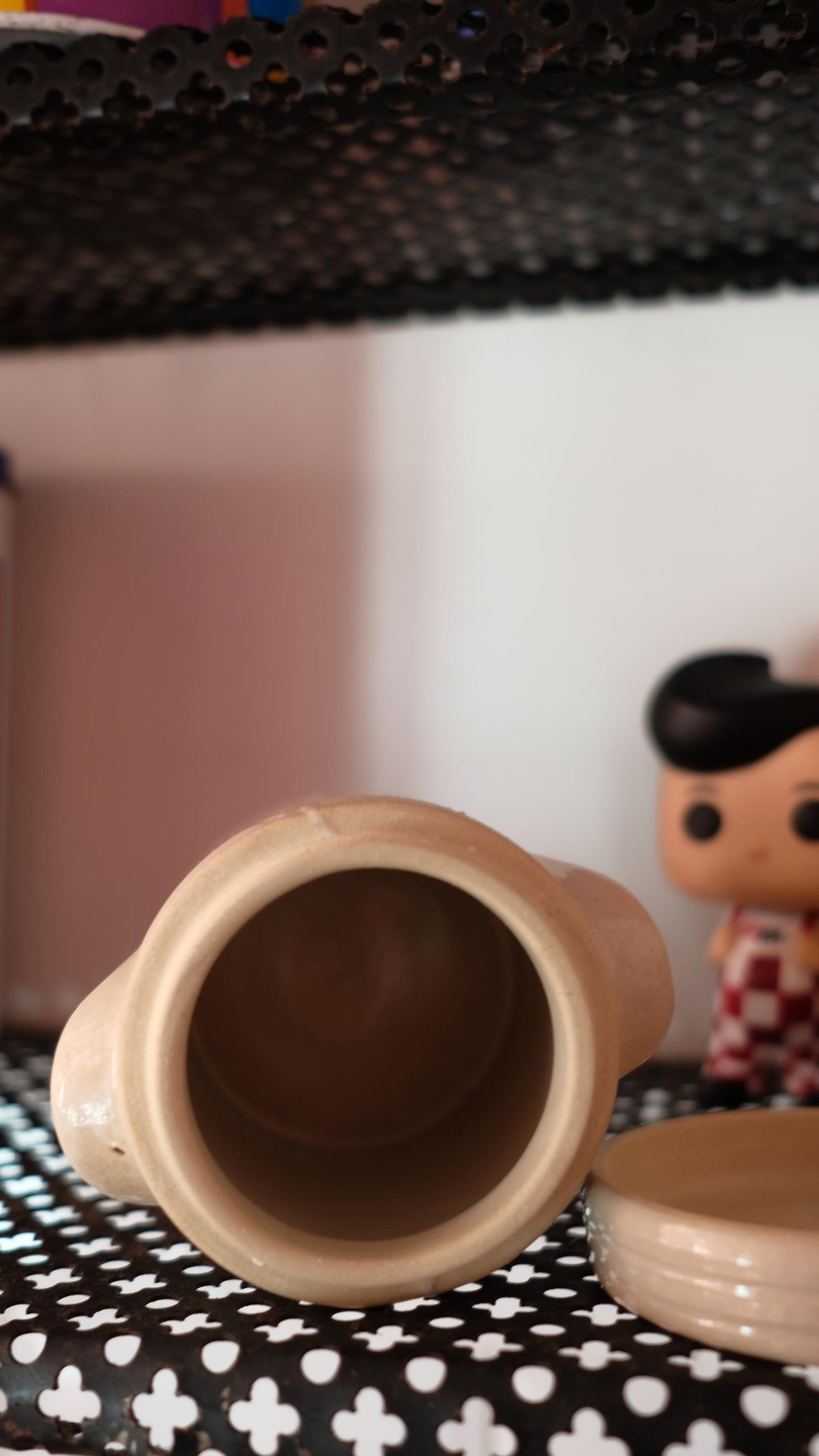 Petit pot en grès vintage