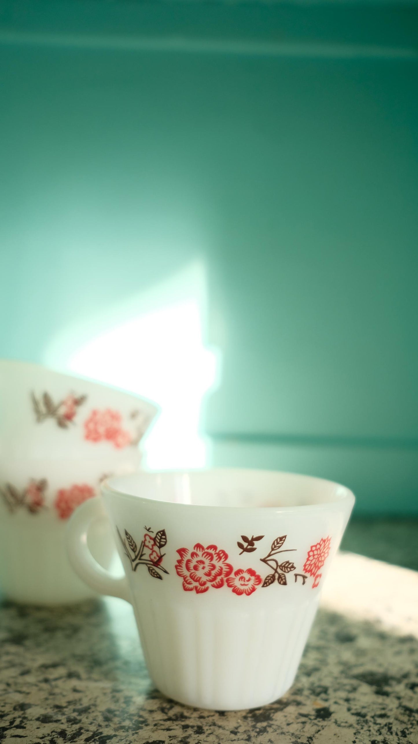 Lot de trois tasses termocrisa vintage made in Mexico