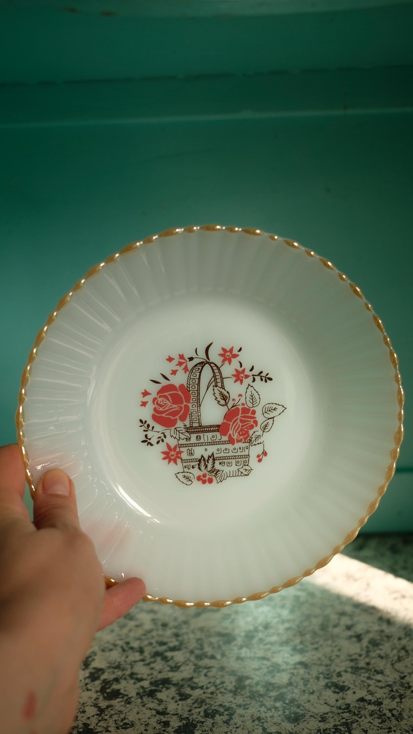 Lot de onze assiettes creuses Termocrisa made in Mexico vintage