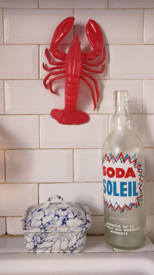 Porte savon vintage des faïenceries Creil et Montereau