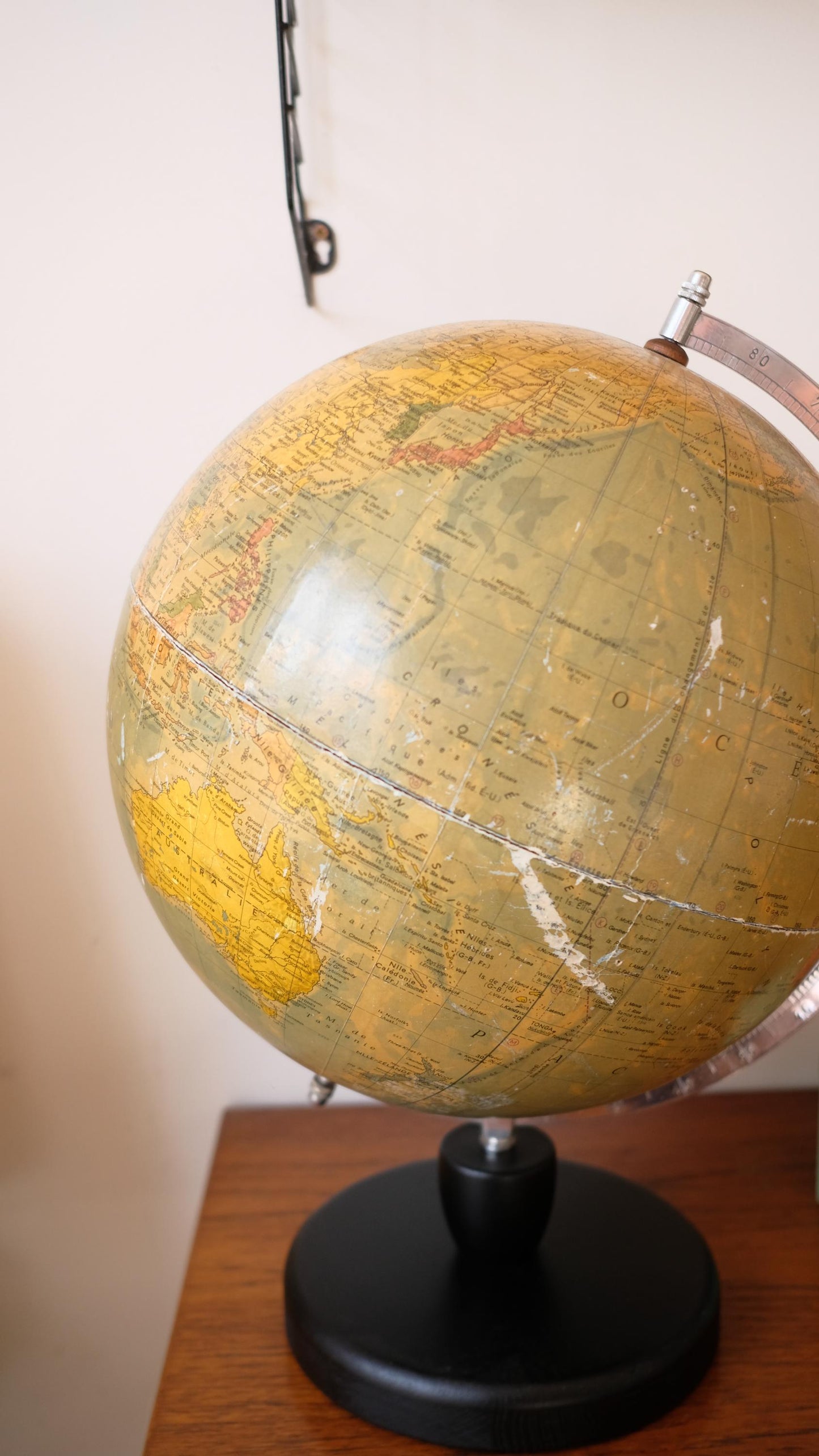Grand globe terrestre vintage deRath